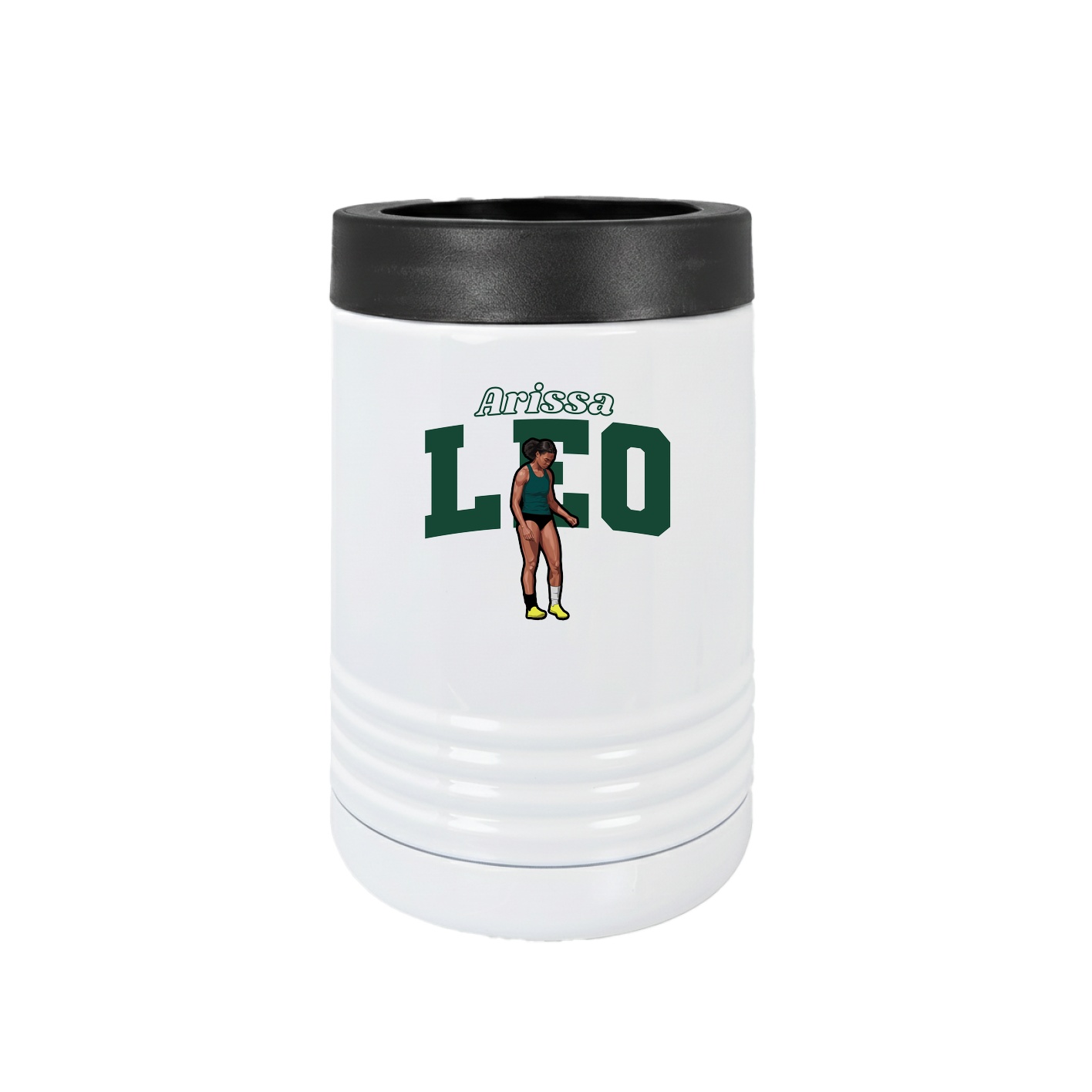 Beverage Holder — Name Arch in White