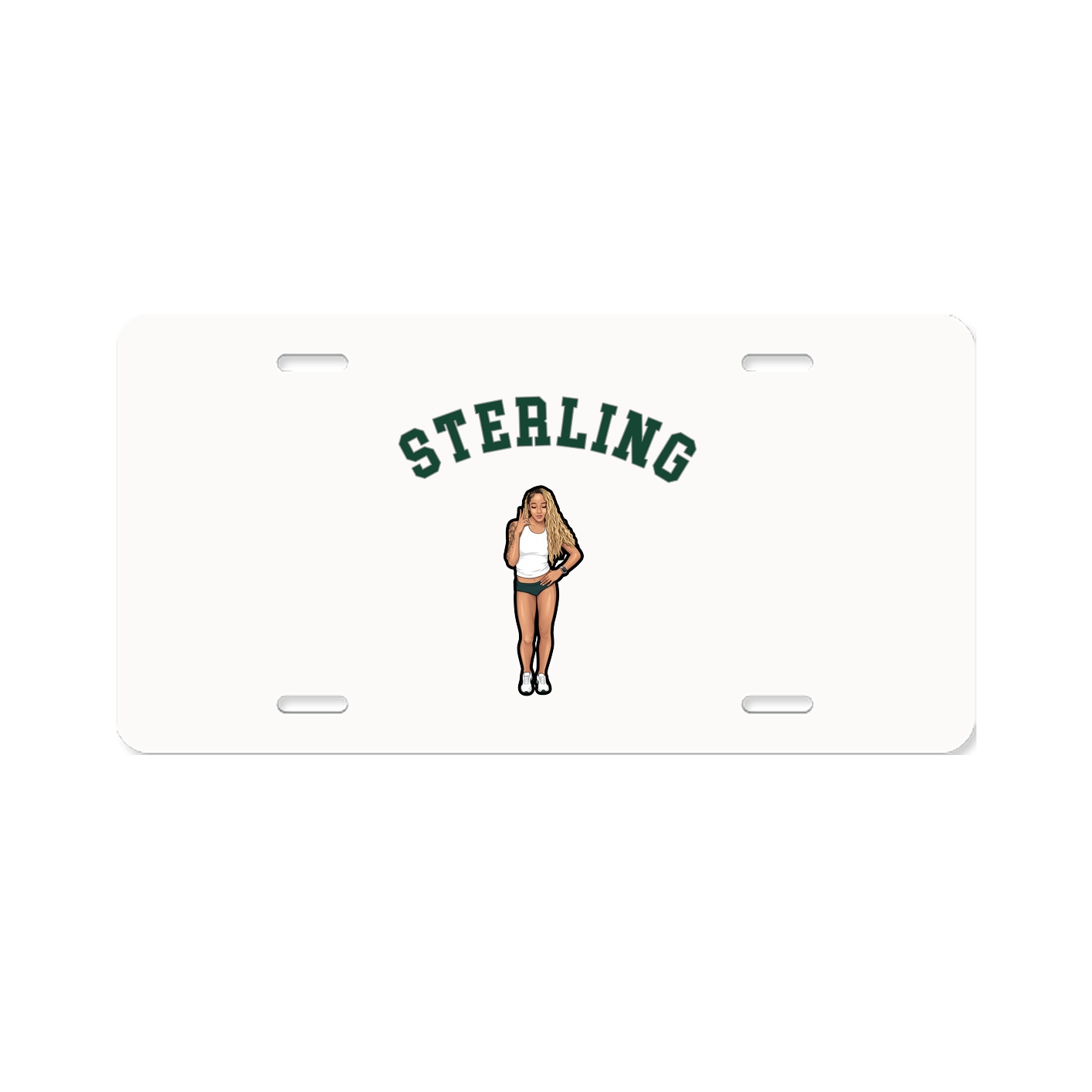 License Plate — Shirsey Arch in Classic