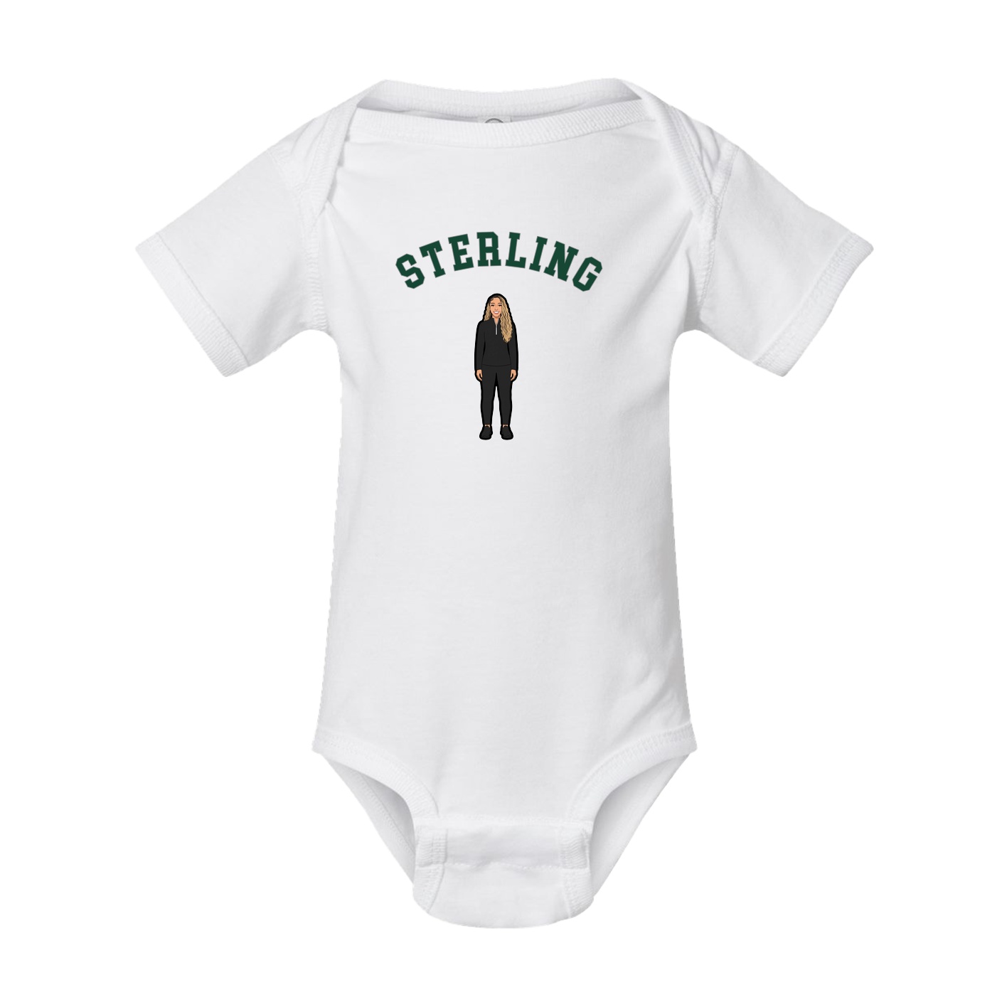 Baby Onesie — Shirsey Arch in White