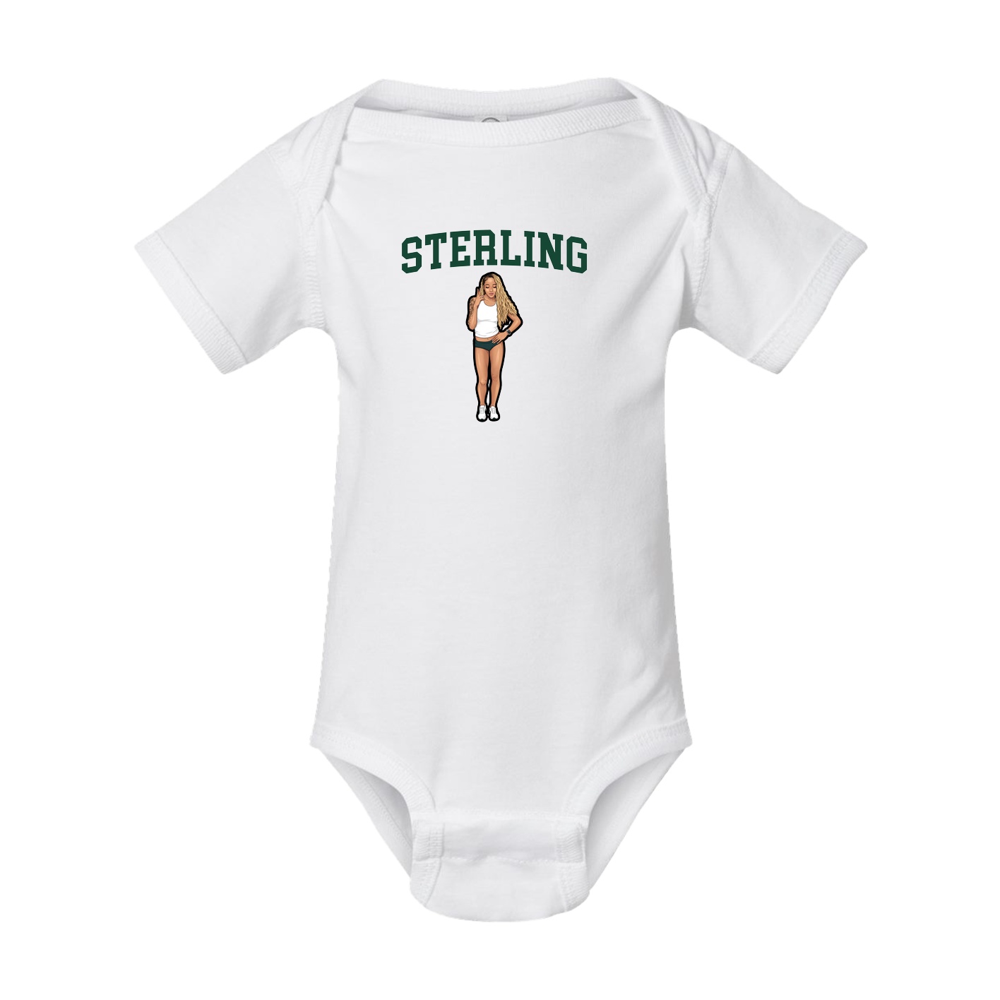Baby Onesie — Shirsey in White