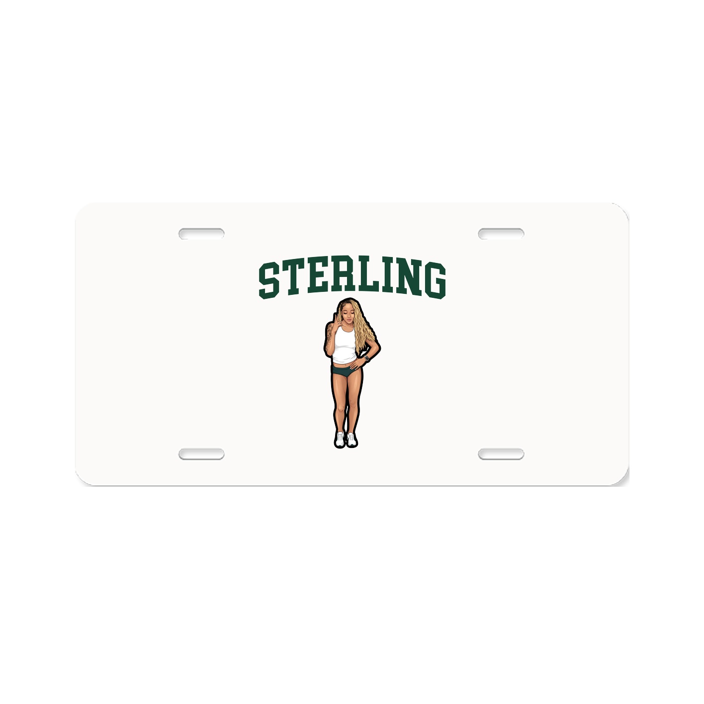 License Plate — Shirsey in Classic