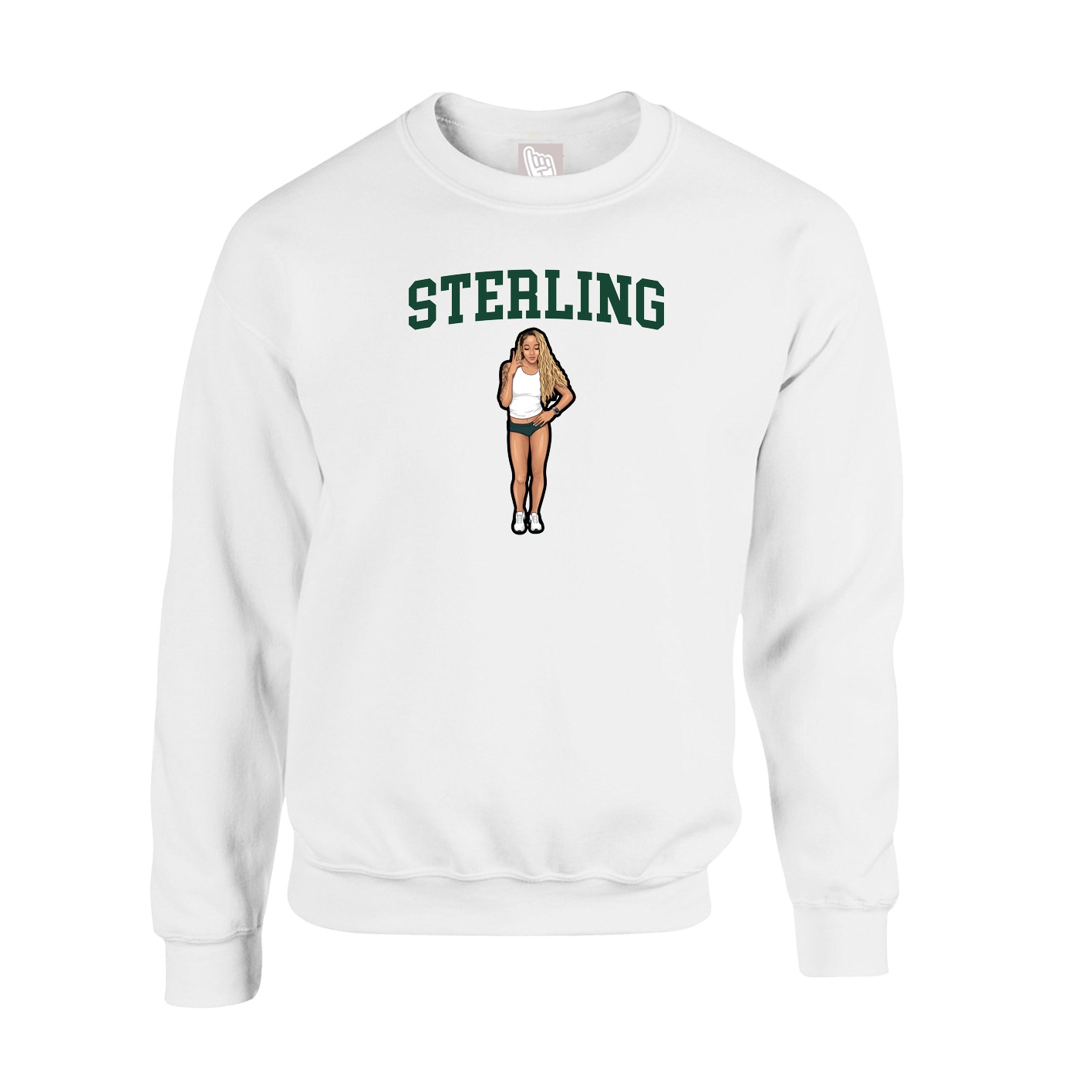 Fleece Crew — Shirsey in White