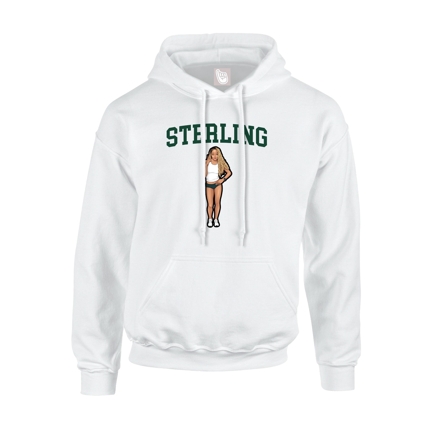 Youth Hoodie — Shirsey in White