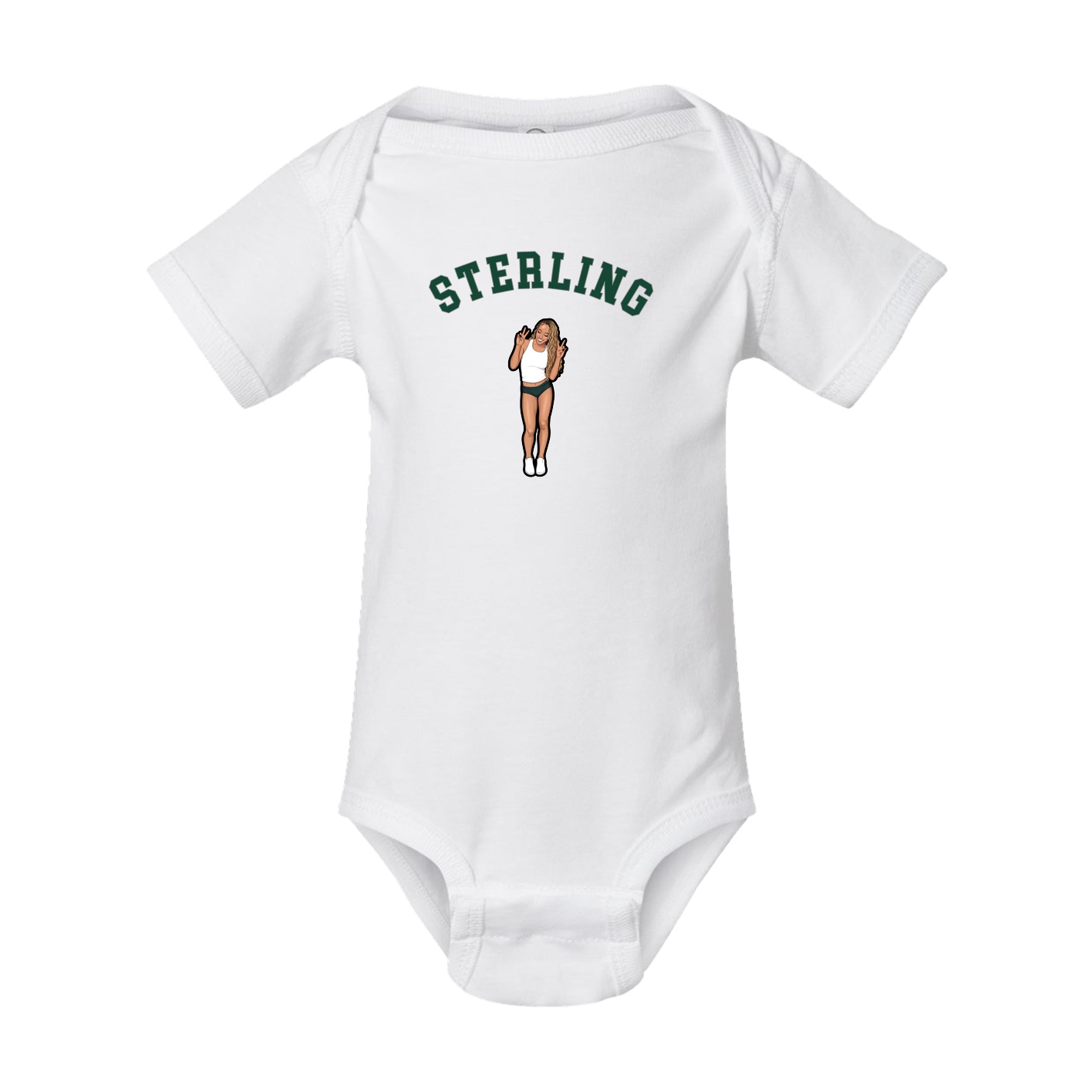 Baby Onesie — Shirsey Arch in White