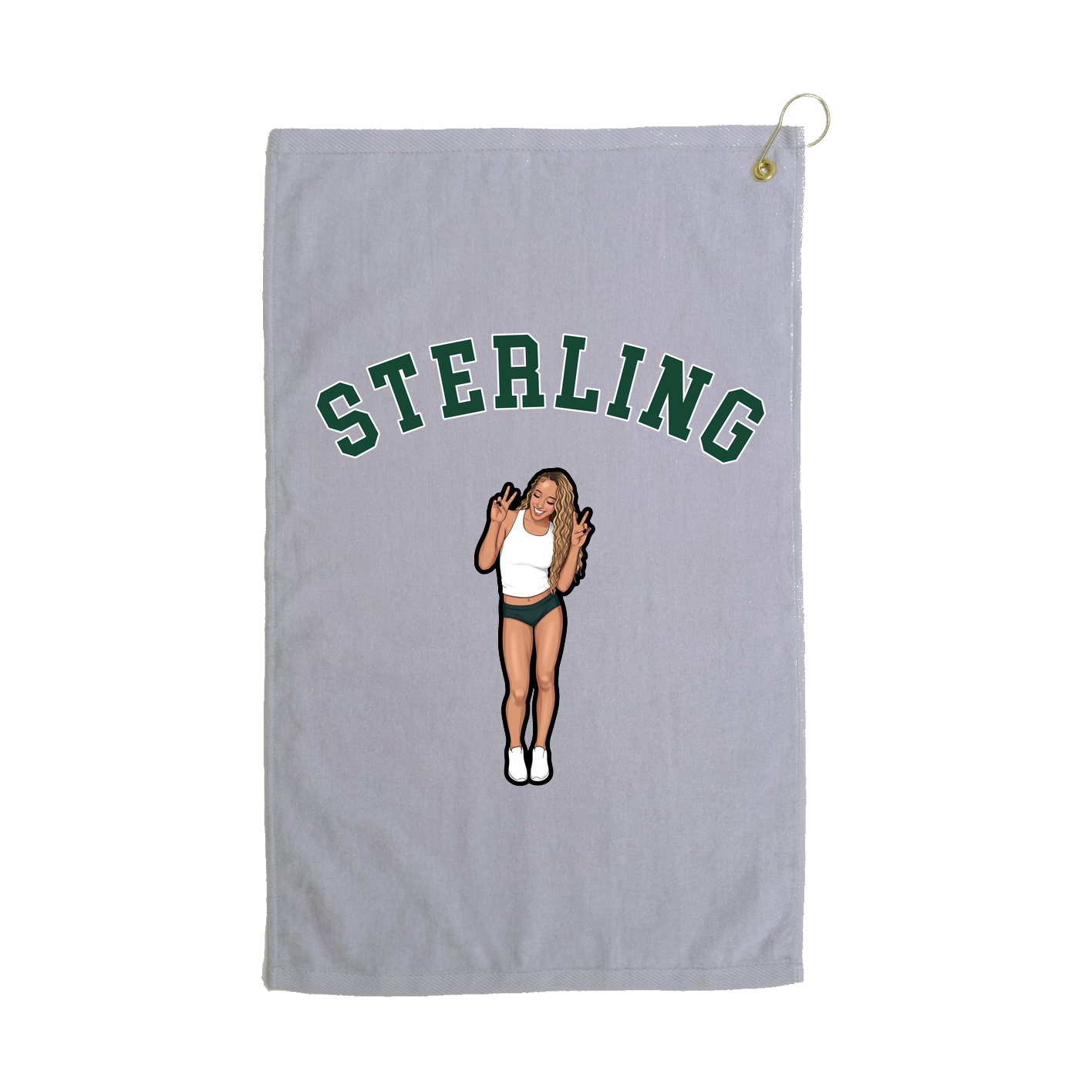 Golf Towel — Shirsey Arch in Grey