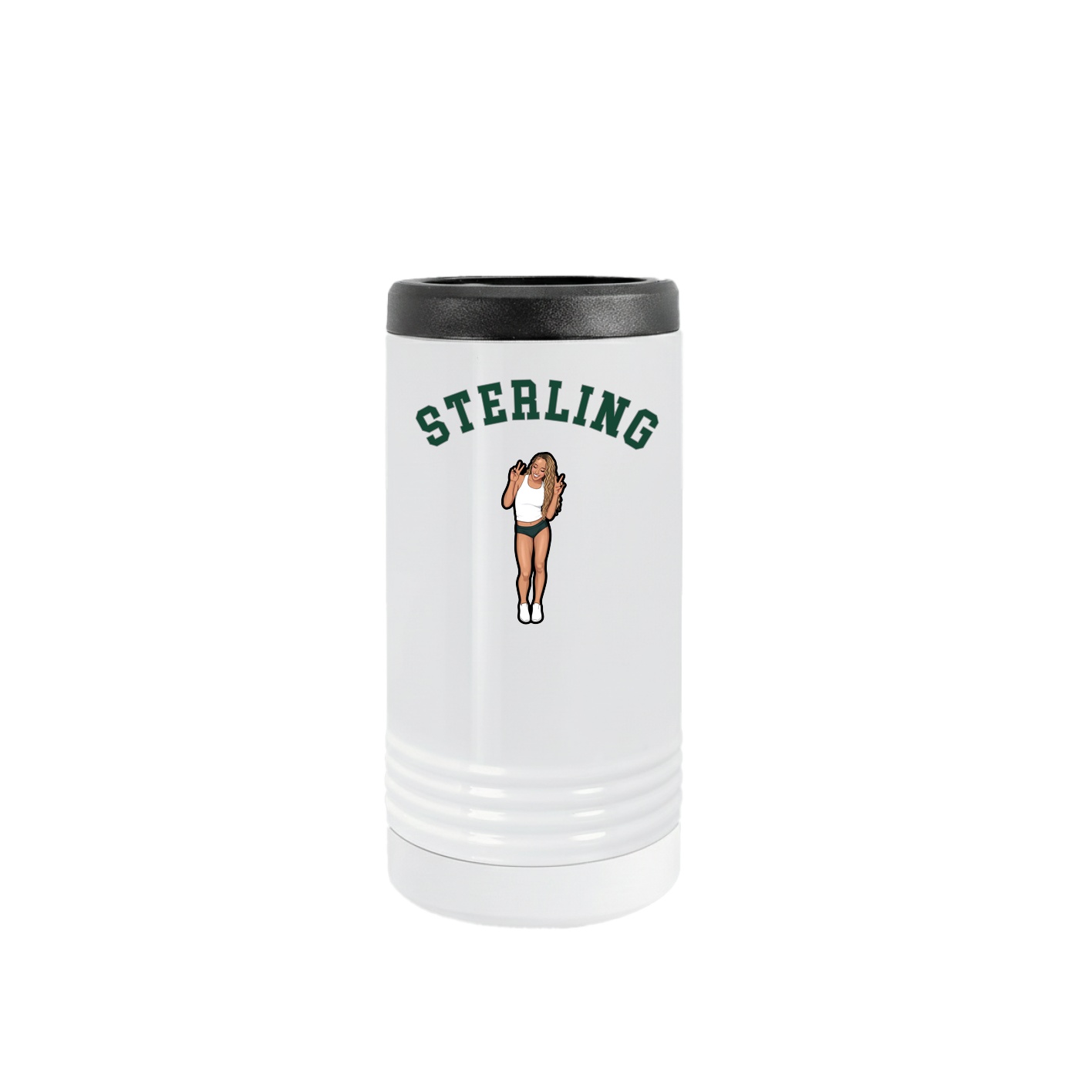 Slim Beverage Holder — Shirsey Arch in White
