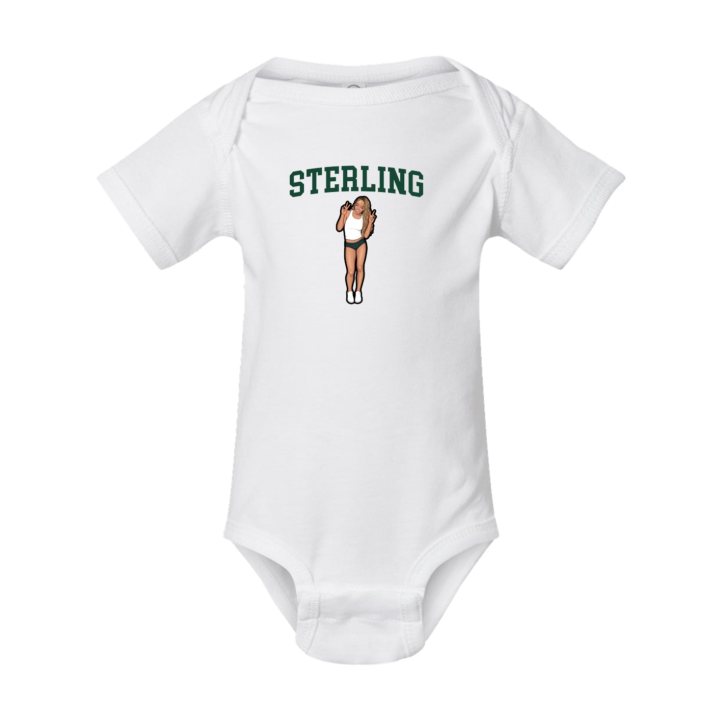Baby Onesie — Shirsey in White