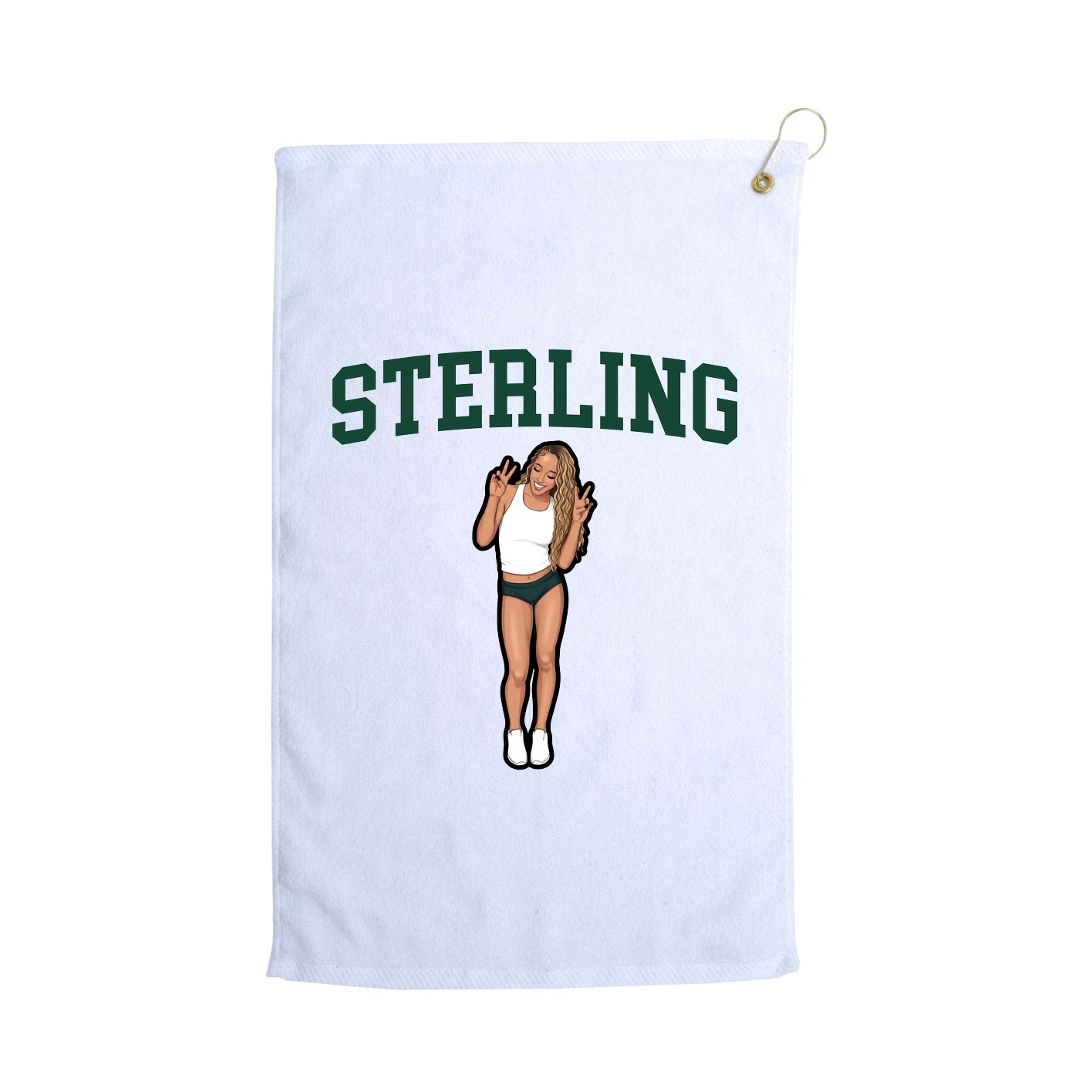 Golf Towel — Shirsey in White
