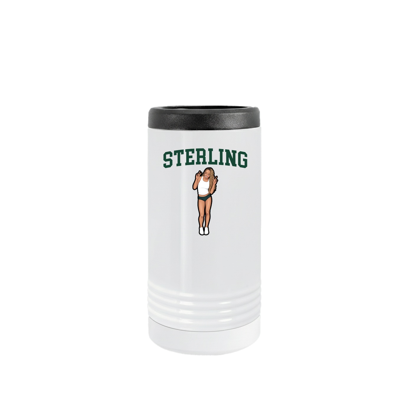 Slim Beverage Holder — Shirsey in White