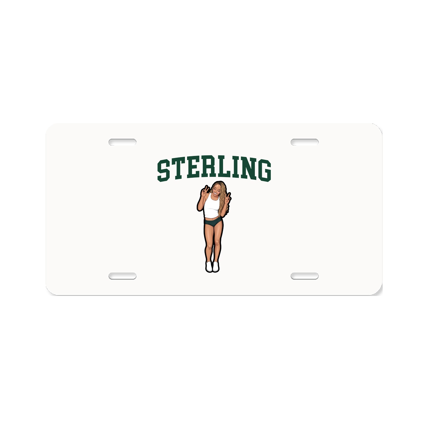 License Plate — Shirsey in Classic