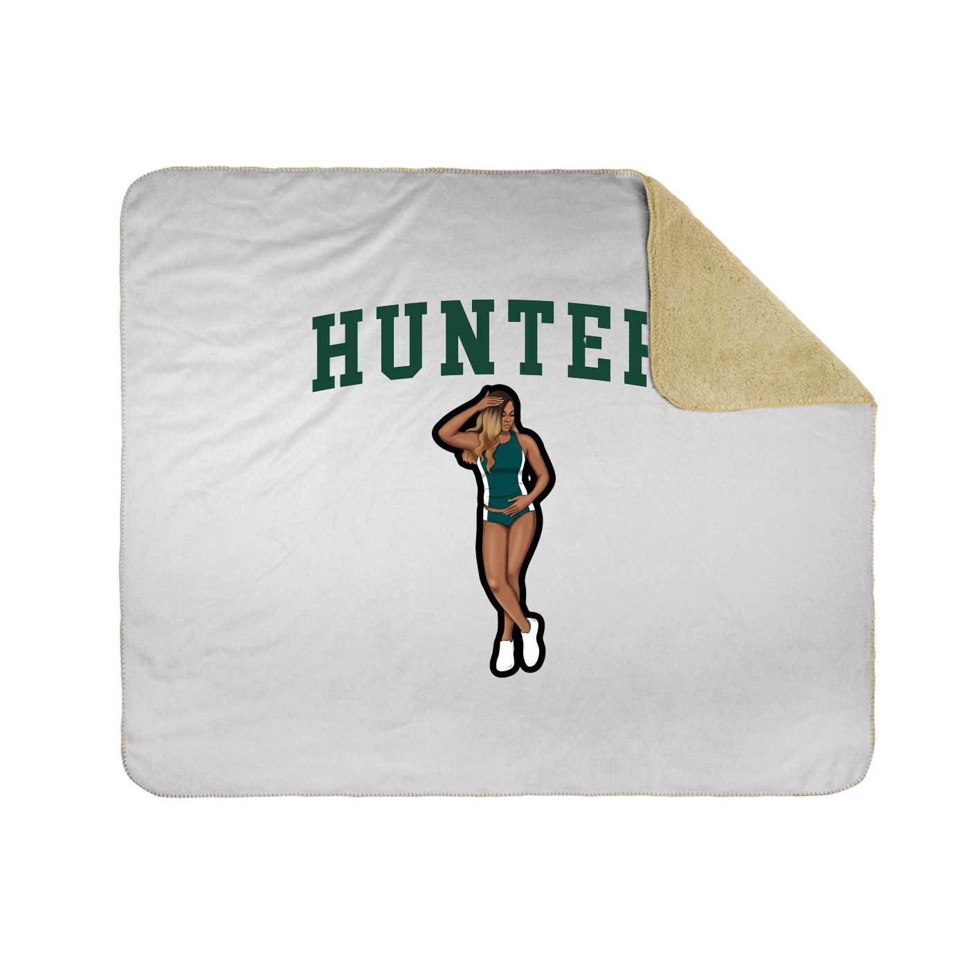 Throw Blanket — Shirsey in White