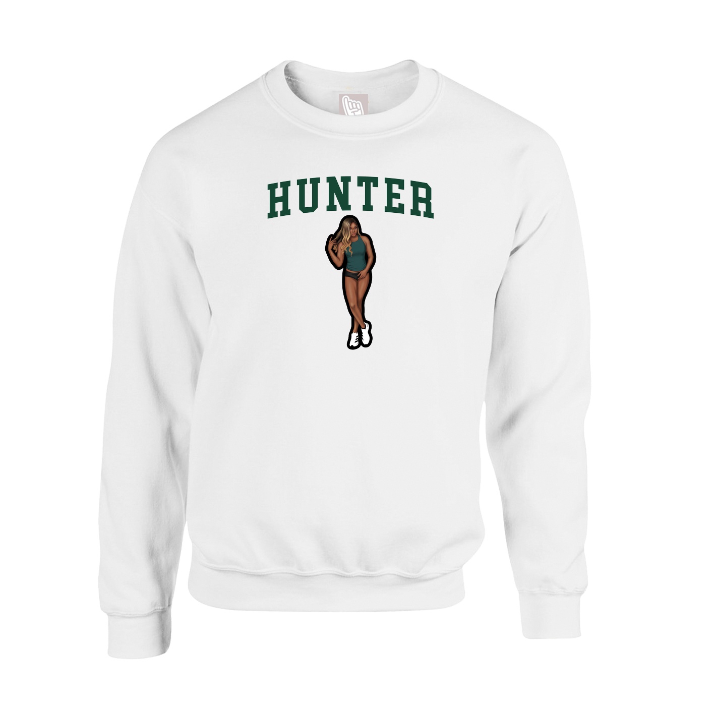 Fleece Crew — Shirsey in White