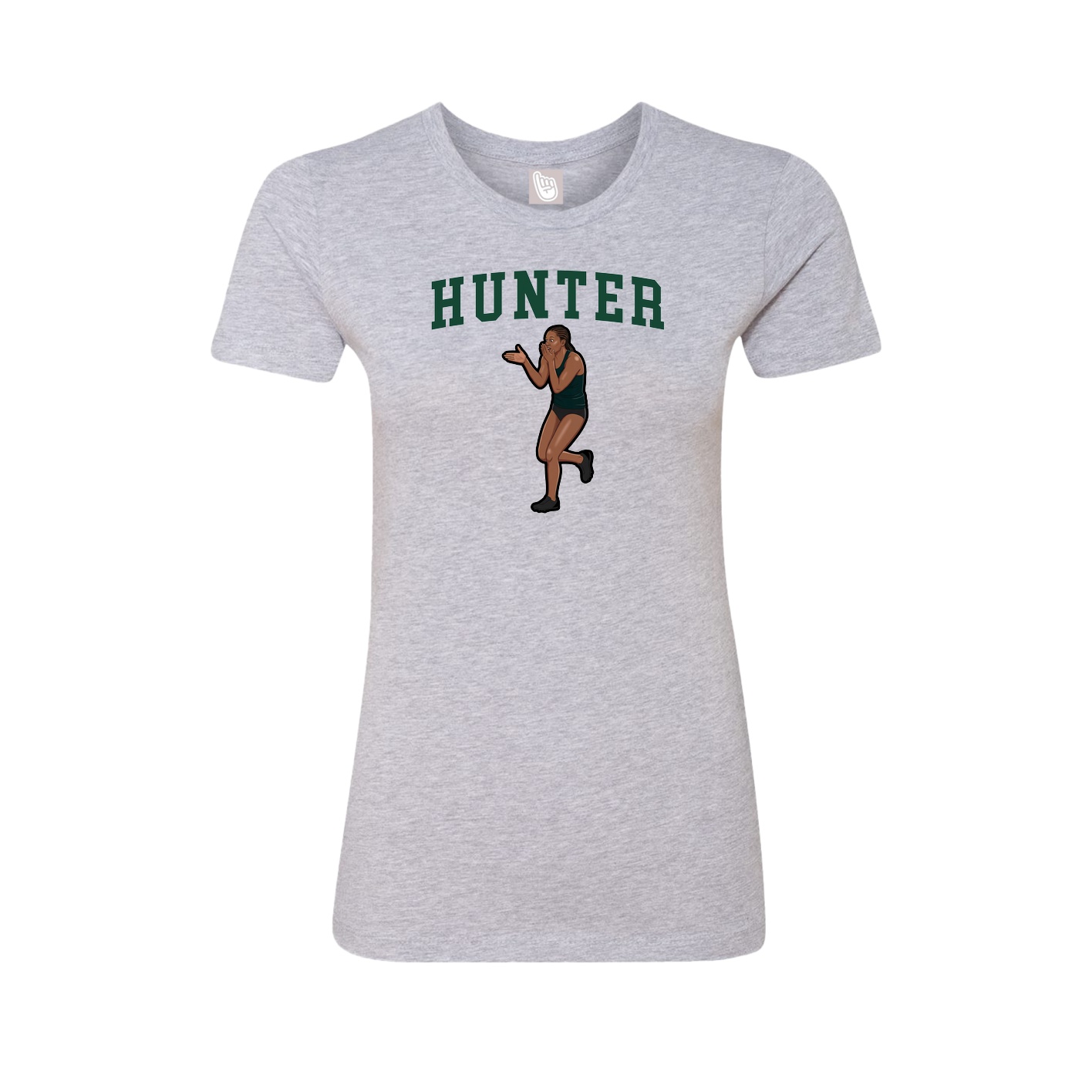 Fitted Women's Tee — Shirsey in Grey