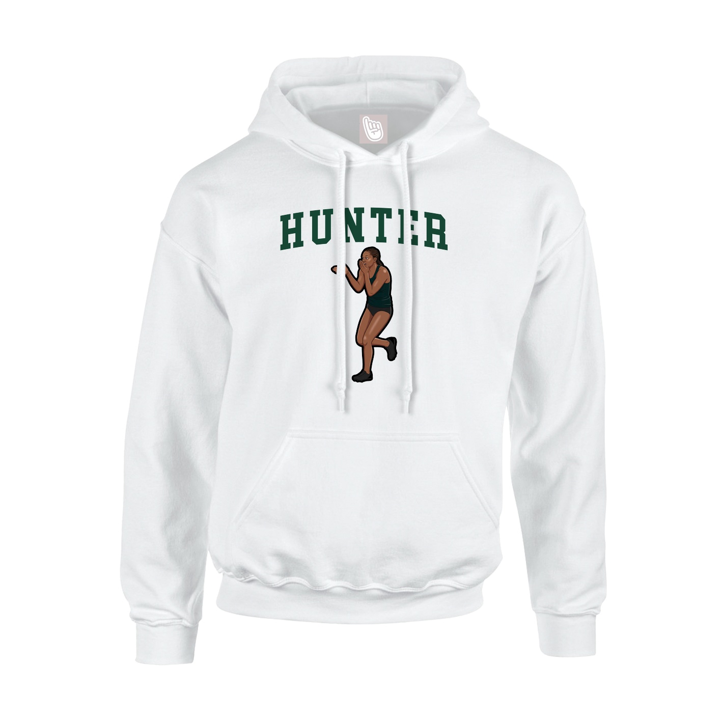 Hoodie — Shirsey in White