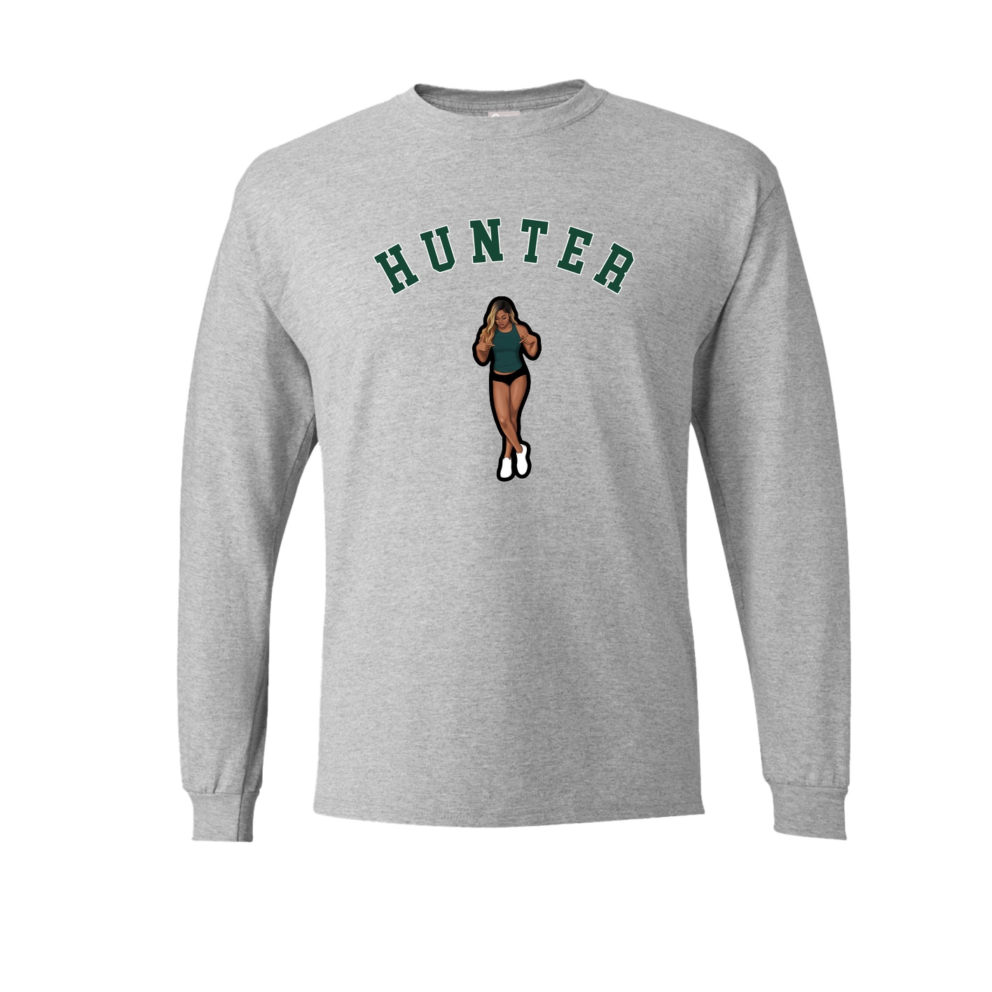Long Sleeve Tee — Shirsey Arch in Grey