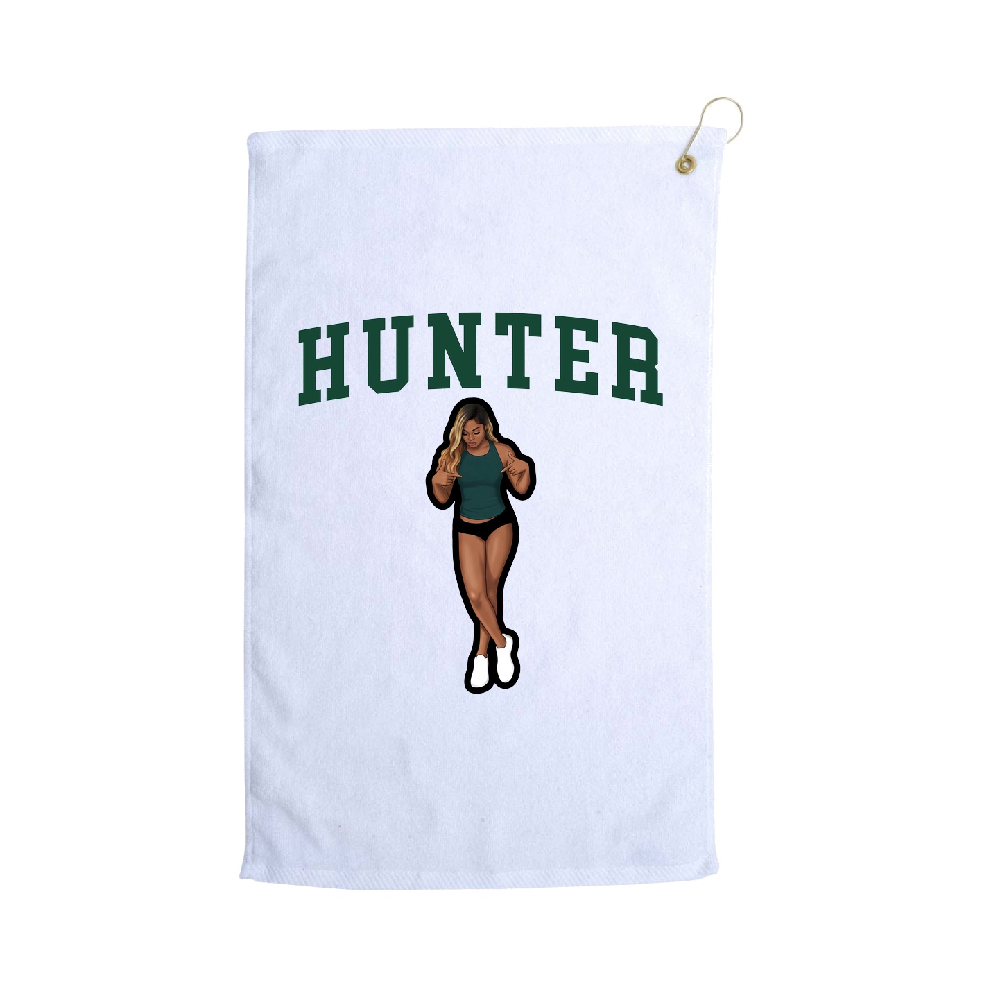 Golf Towel — Shirsey in White