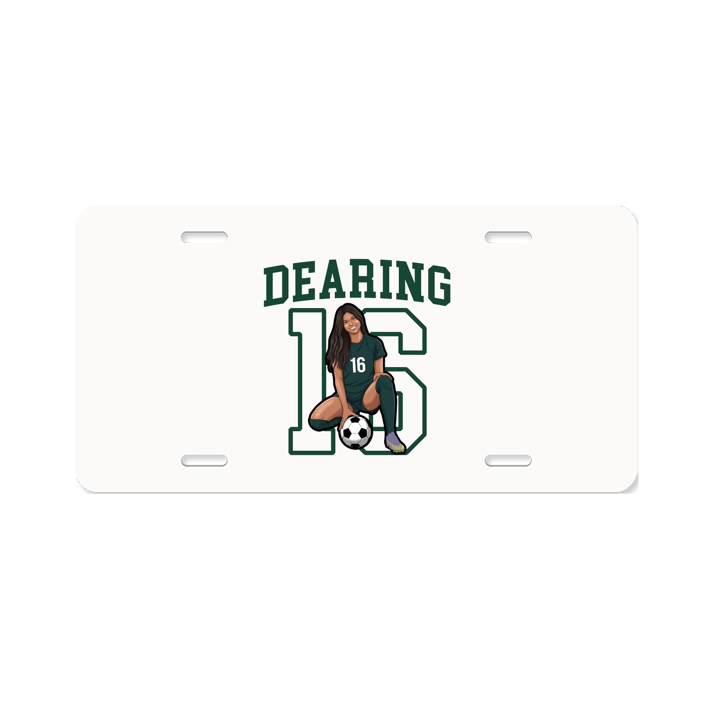 License Plate — Shirsey in Classic