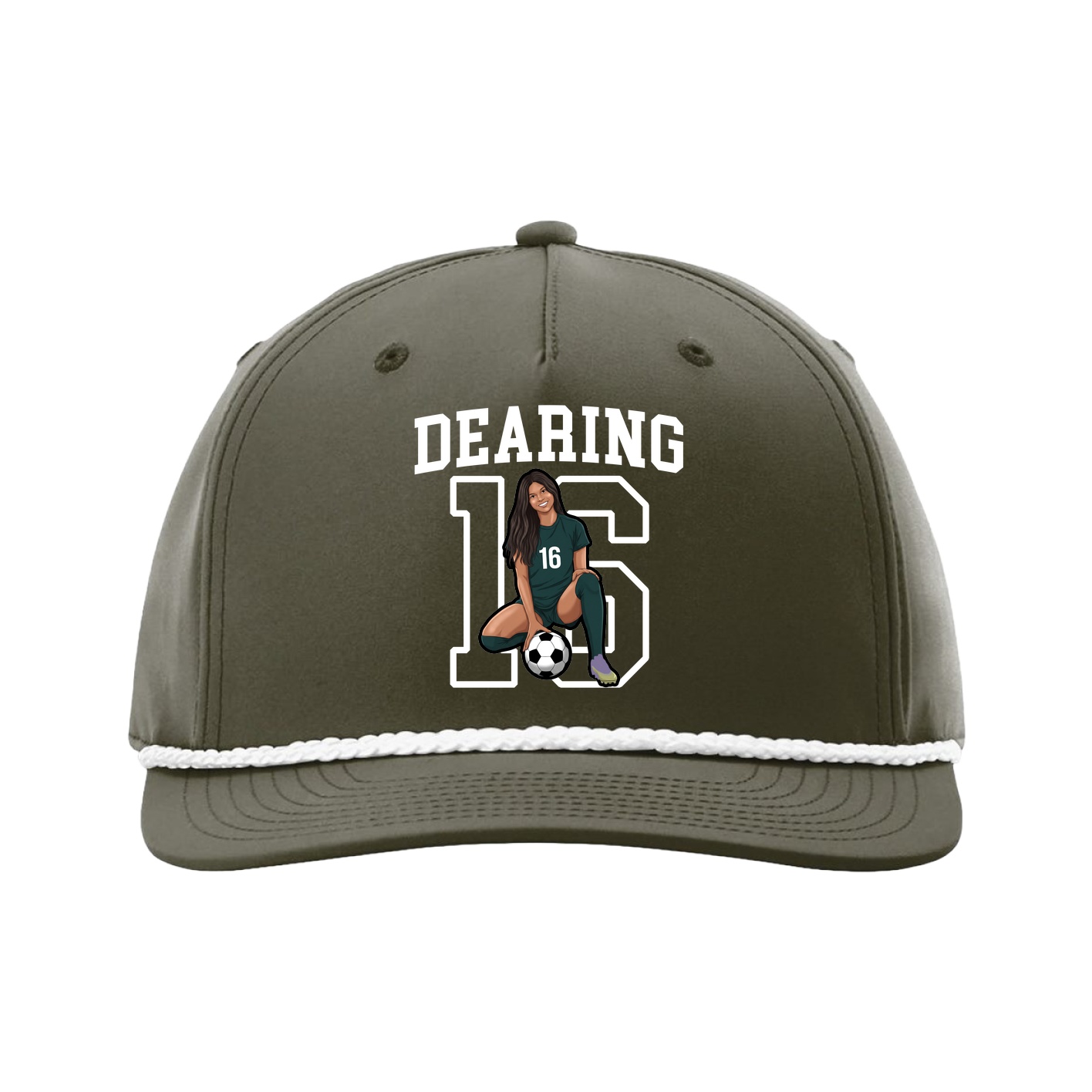 Five-Panel Classic Rope Cap — Shirsey in Green