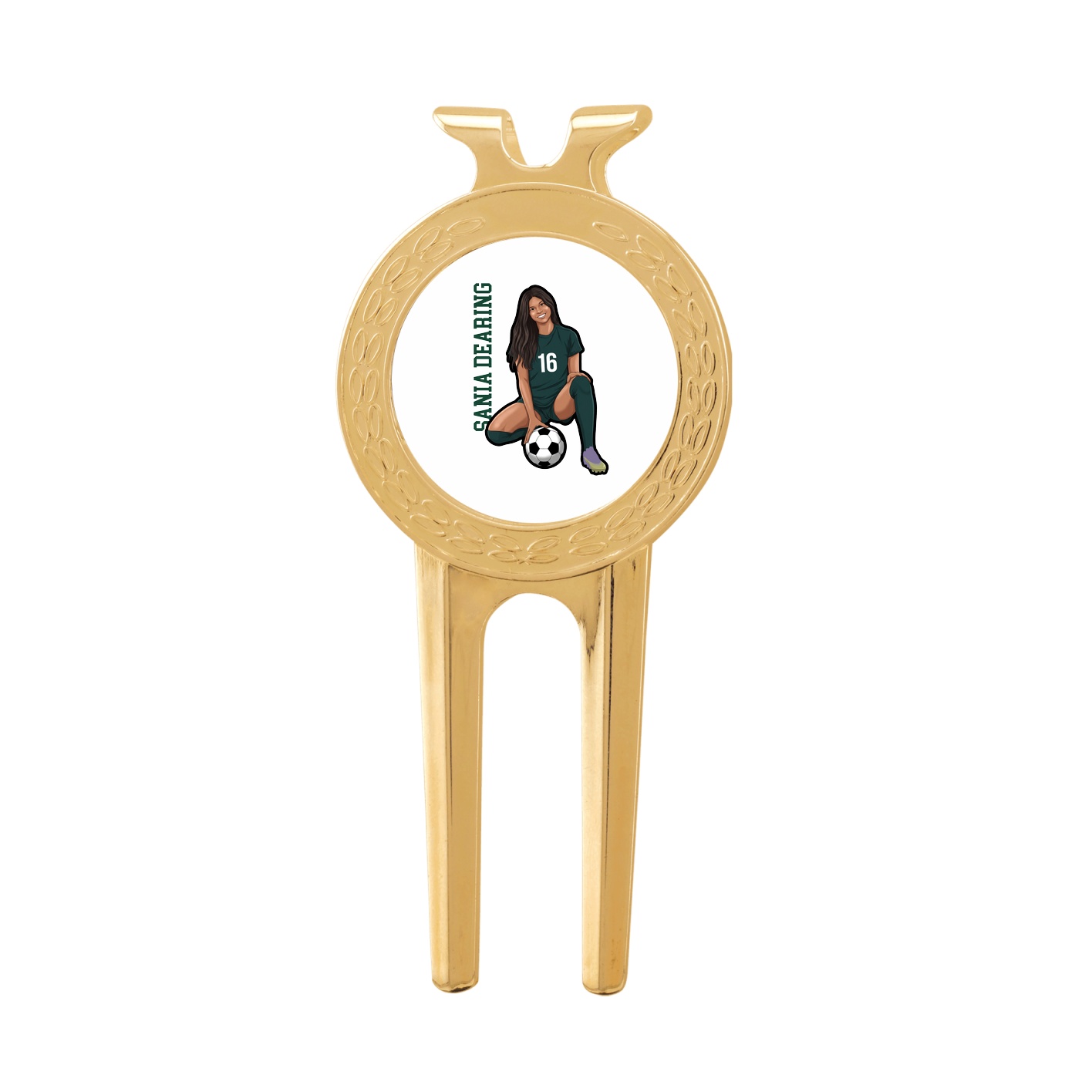 Divot Tool with Ball Marker — Name Vertical in Classic