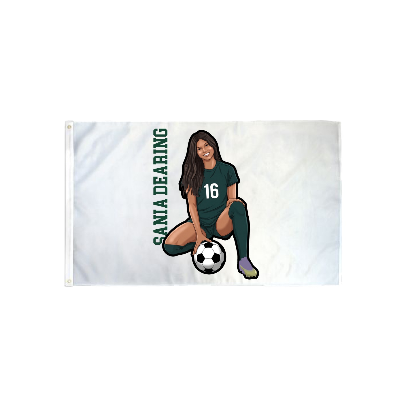 3x5 Flag — Name Vertical in Classic