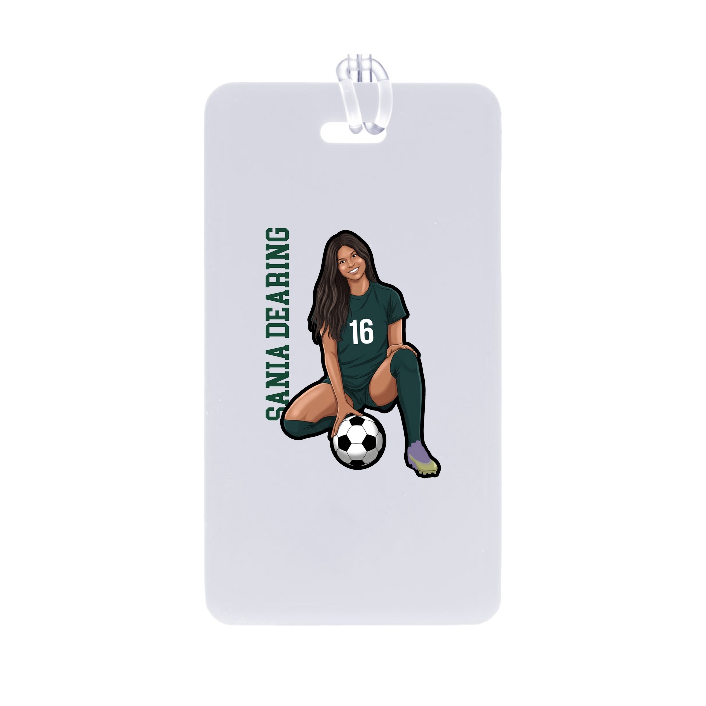 Bag Tag — Name Vertical in Classic
