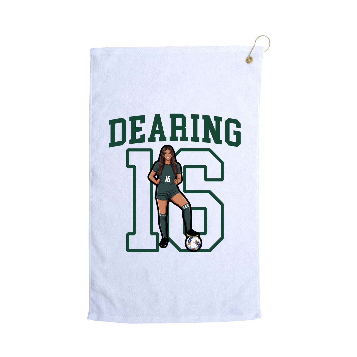 Golf Towel — Shirsey in White