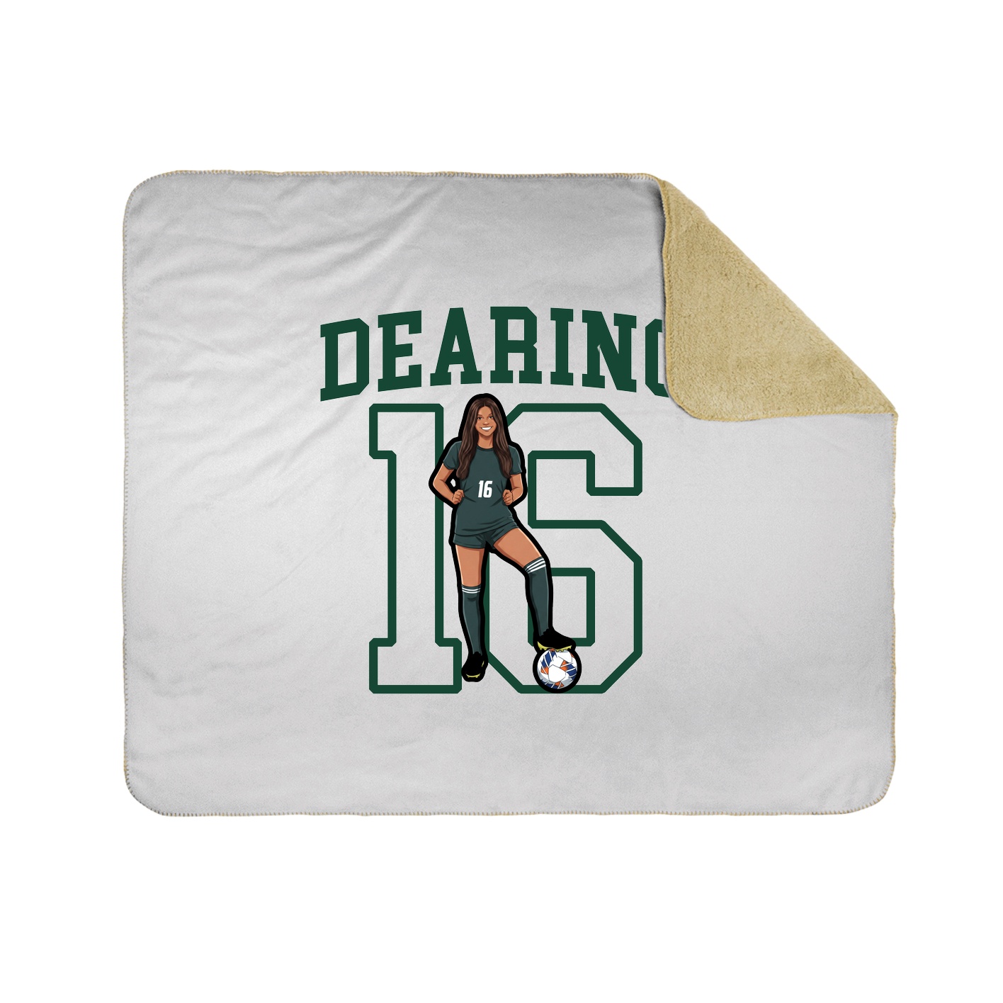 50x60 Sherpa Lined Throw Blanket