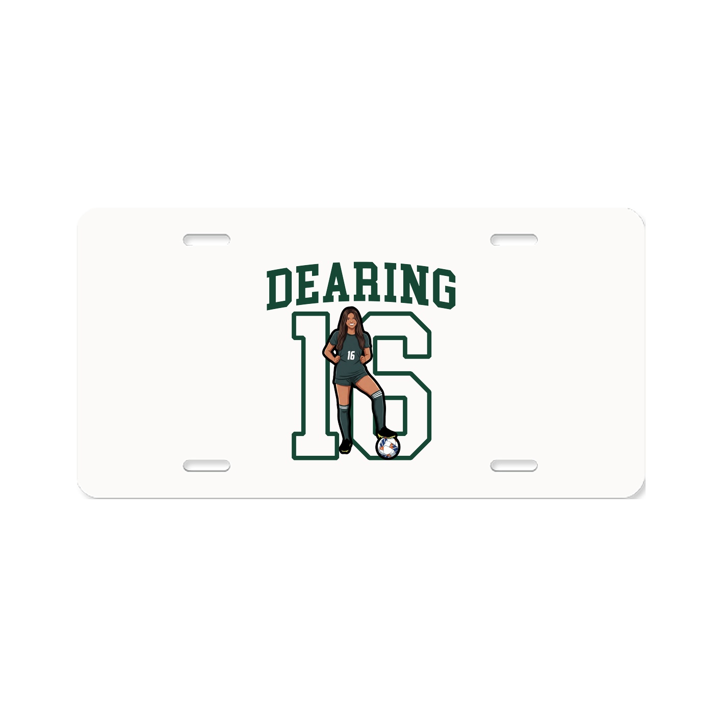 License Plate — Shirsey in Classic