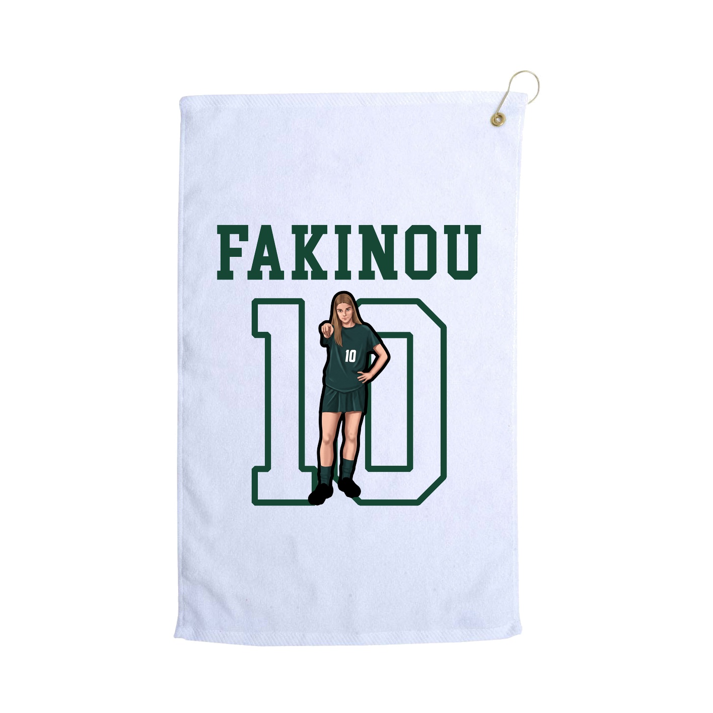 Golf Towel — Shirsey in White