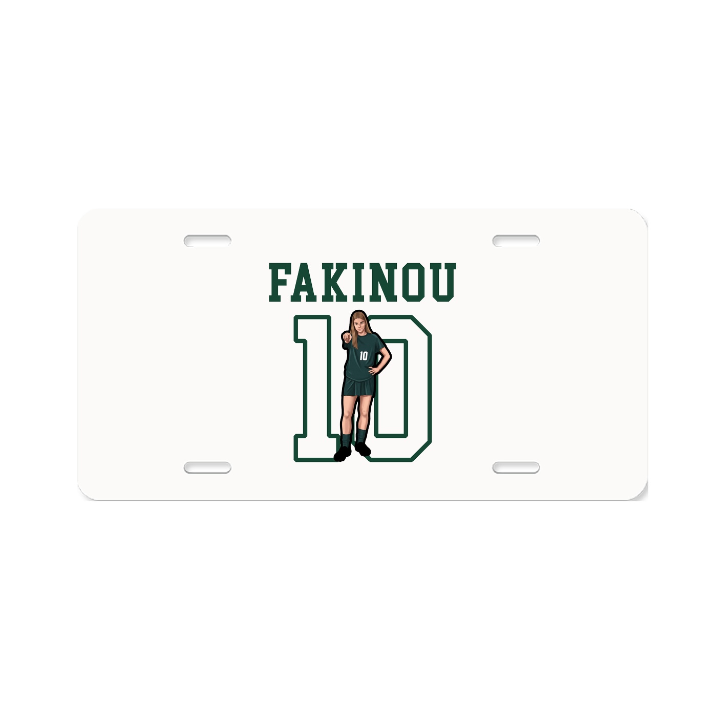 License Plate — Shirsey in Classic