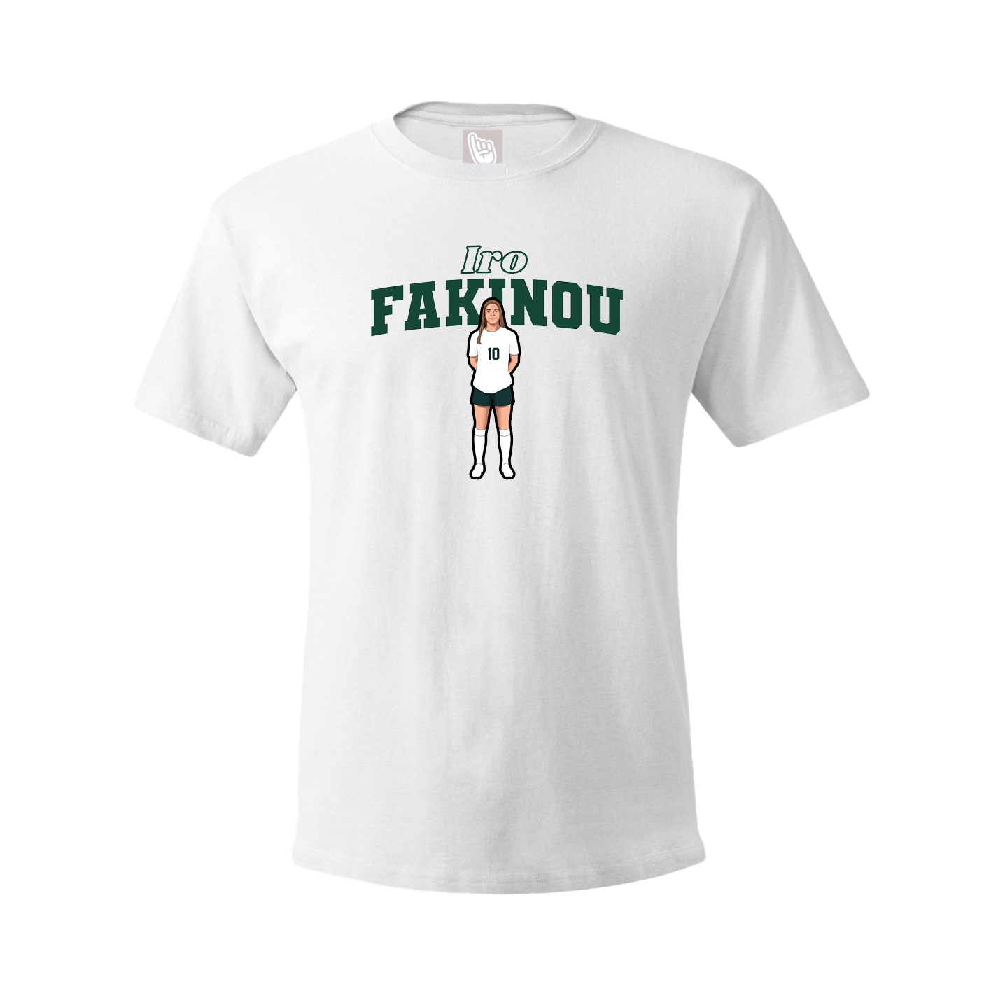 Tee — Name Arch in White