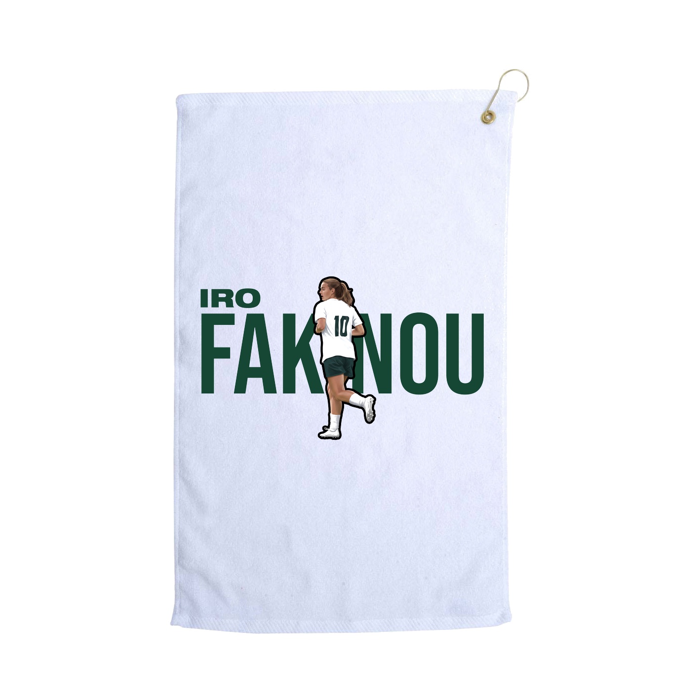 Golf Towel — Player Name in White