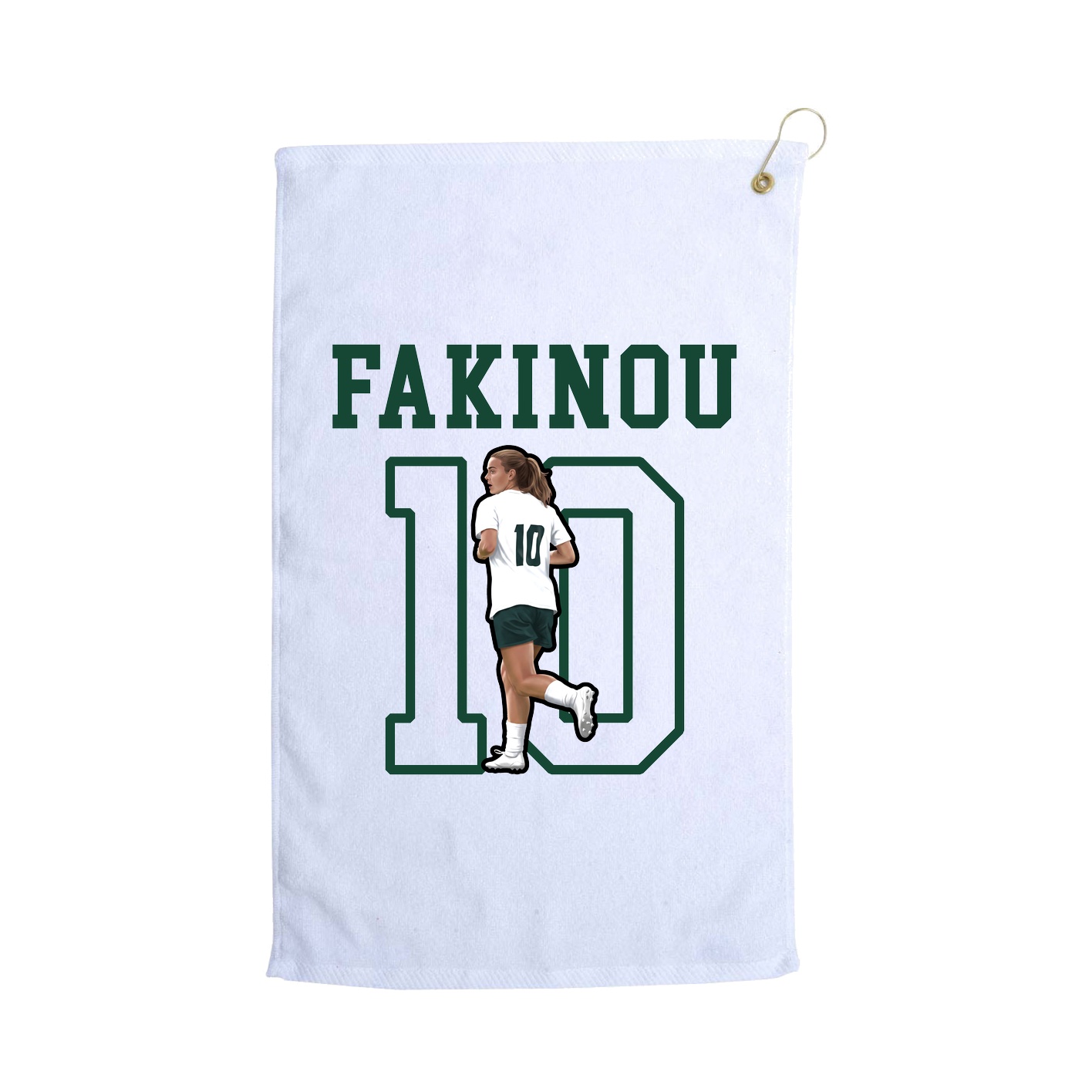 Golf Towel — Shirsey in White
