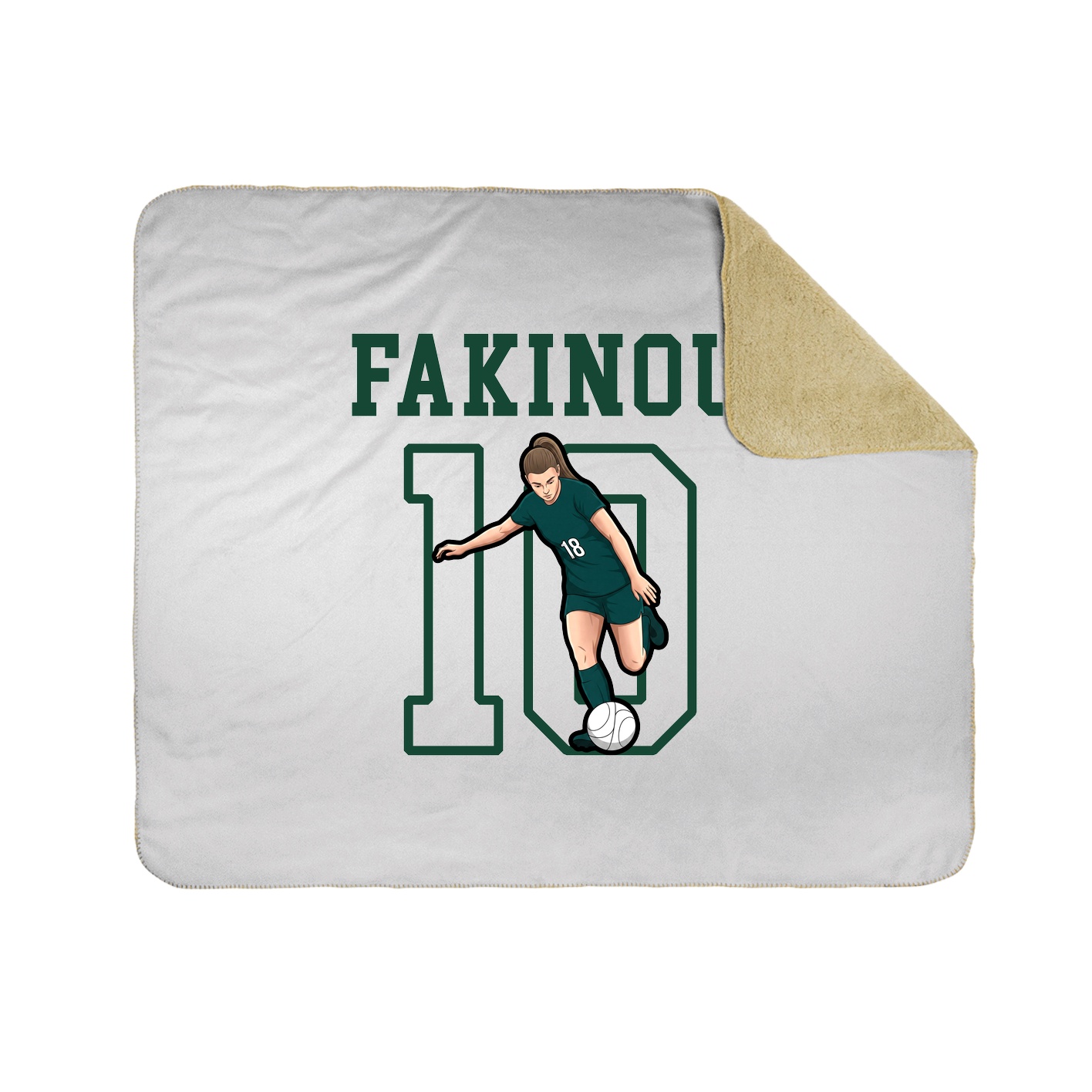 Throw Blanket — Shirsey in White