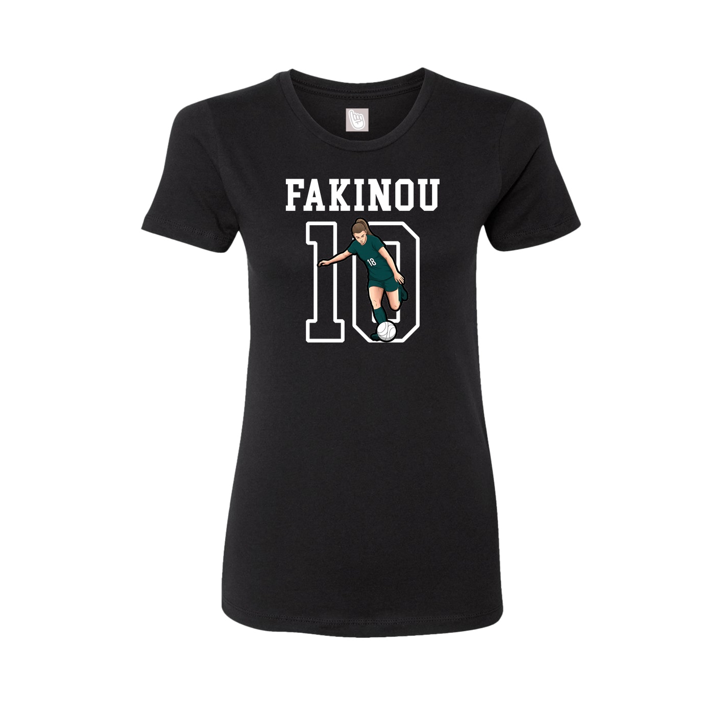 Fitted Women's Tee — Shirsey in Black