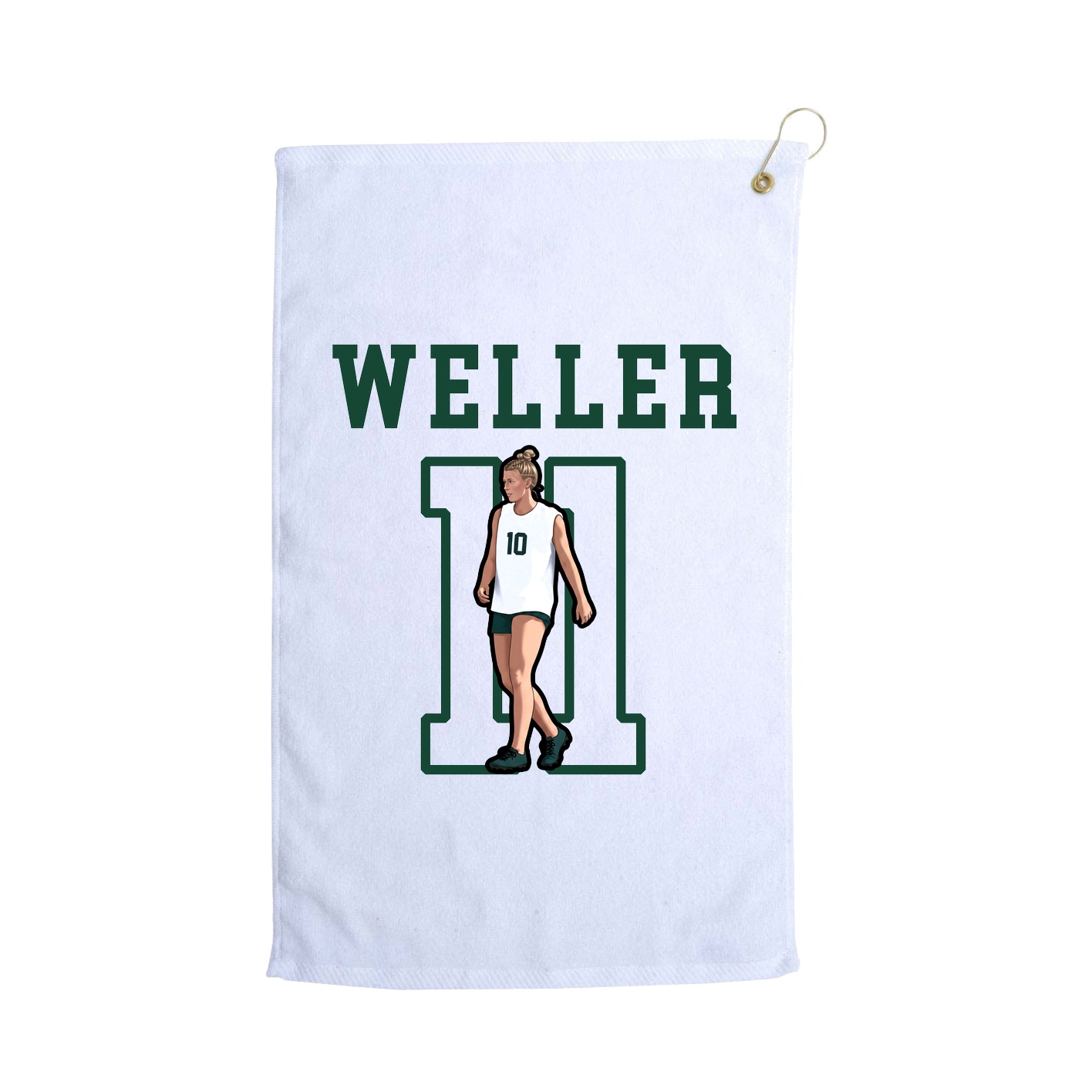 Golf Towel — Shirsey in White