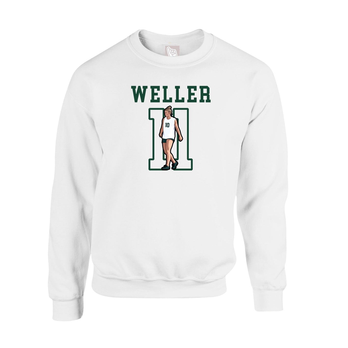 Fleece Crew — Shirsey in White