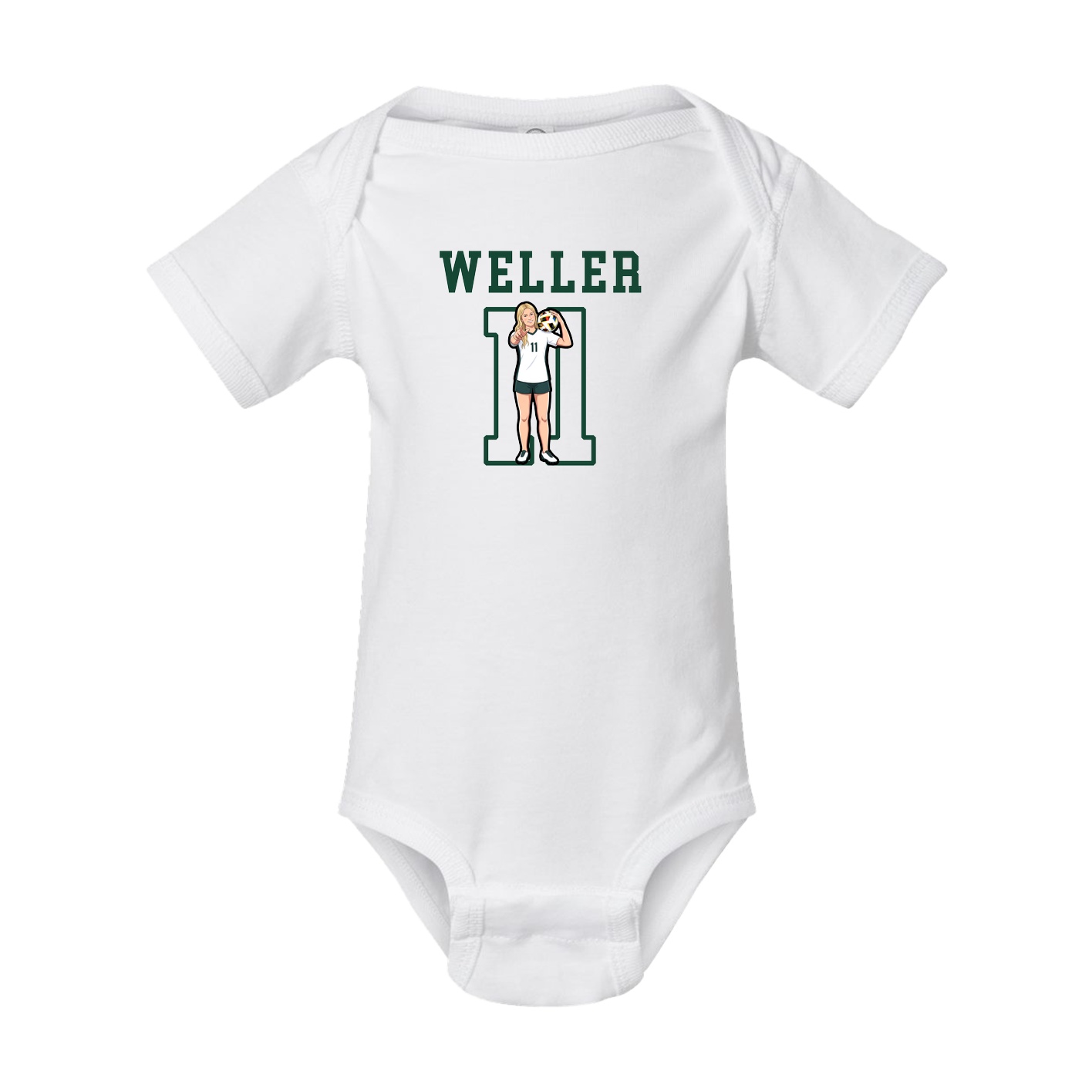 Baby Onesie — Shirsey in White