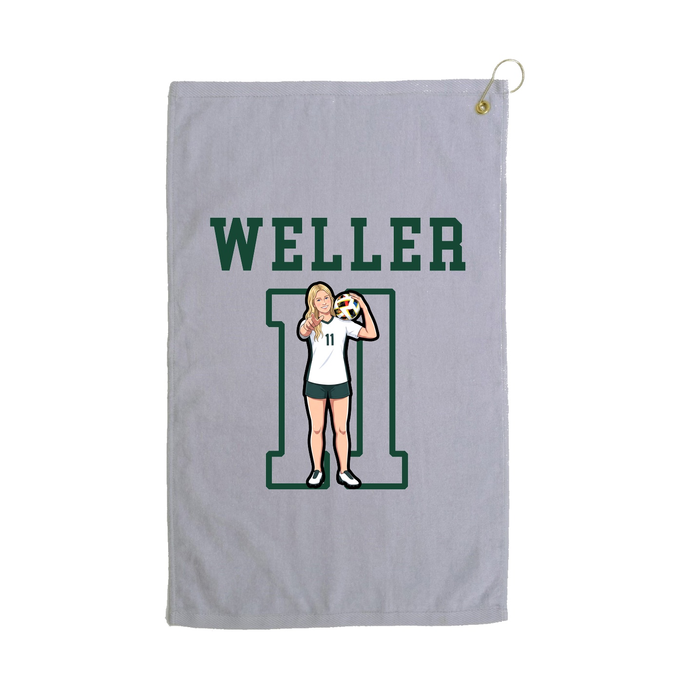 Golf Towel — Shirsey in Grey