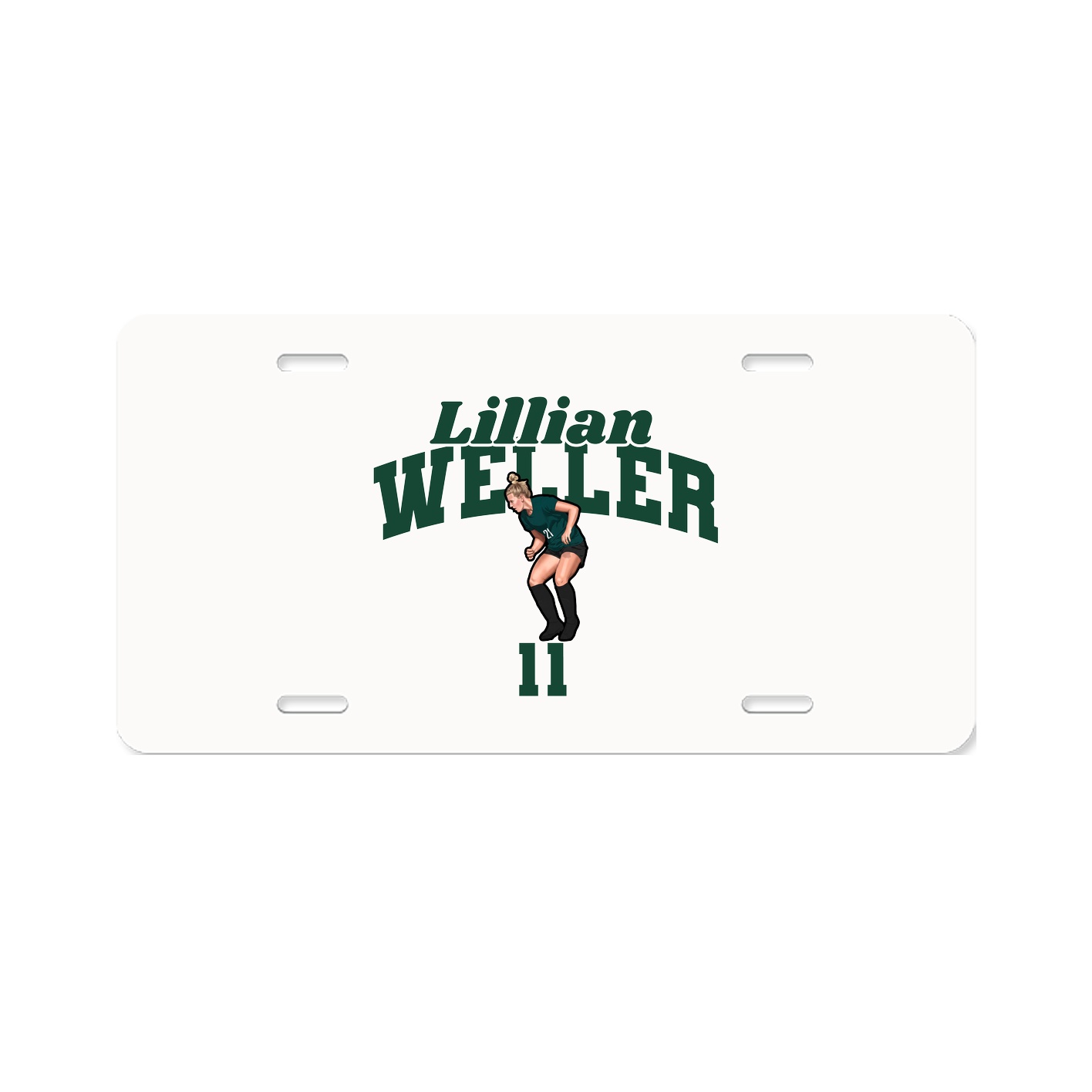 License Plate — Signature Arch in Classic