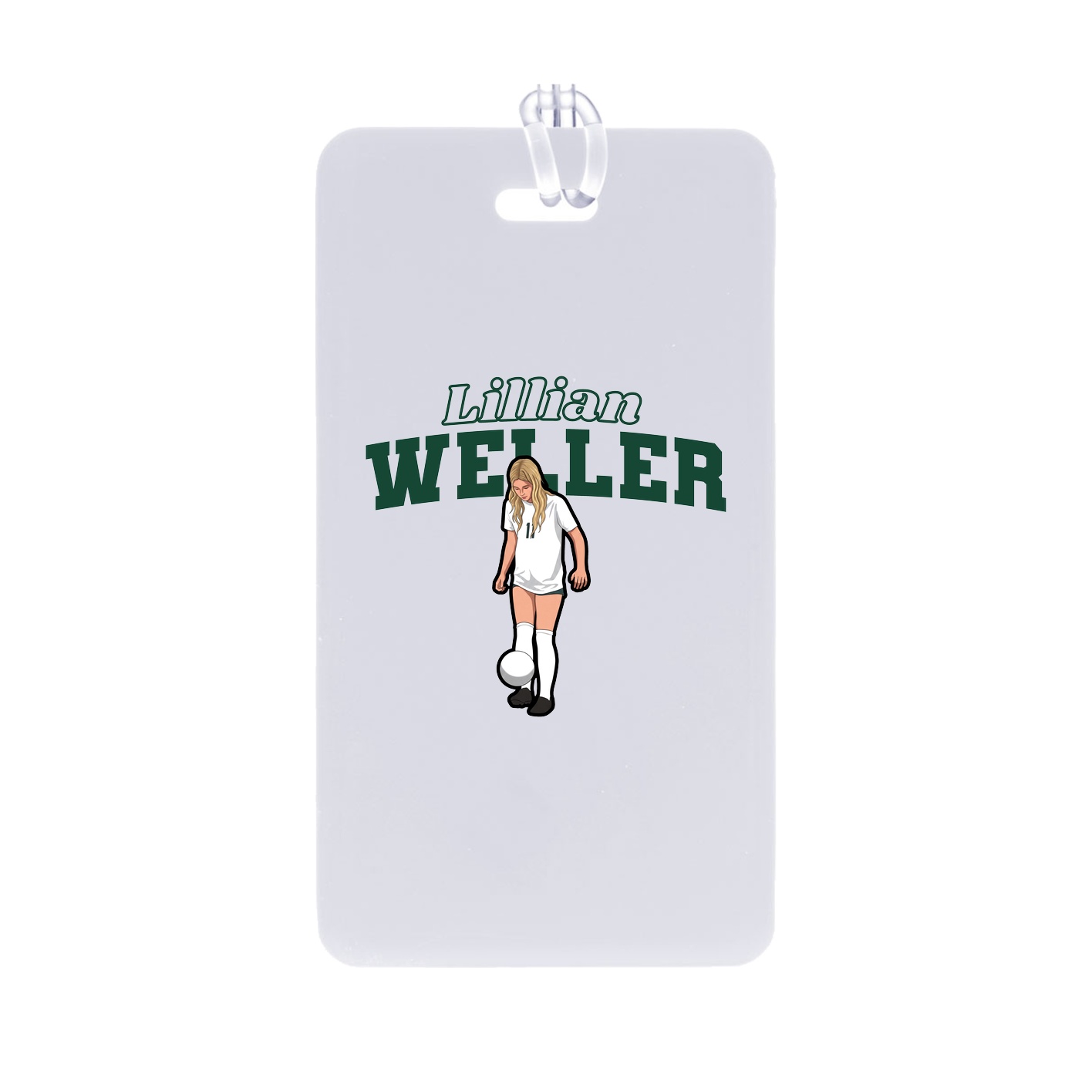 Bag Tag — Name Arch in Classic