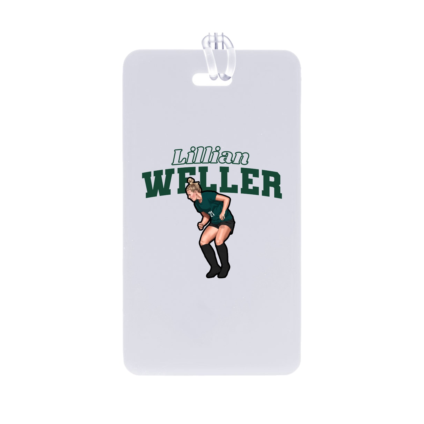 Bag Tag — Name Arch in Classic