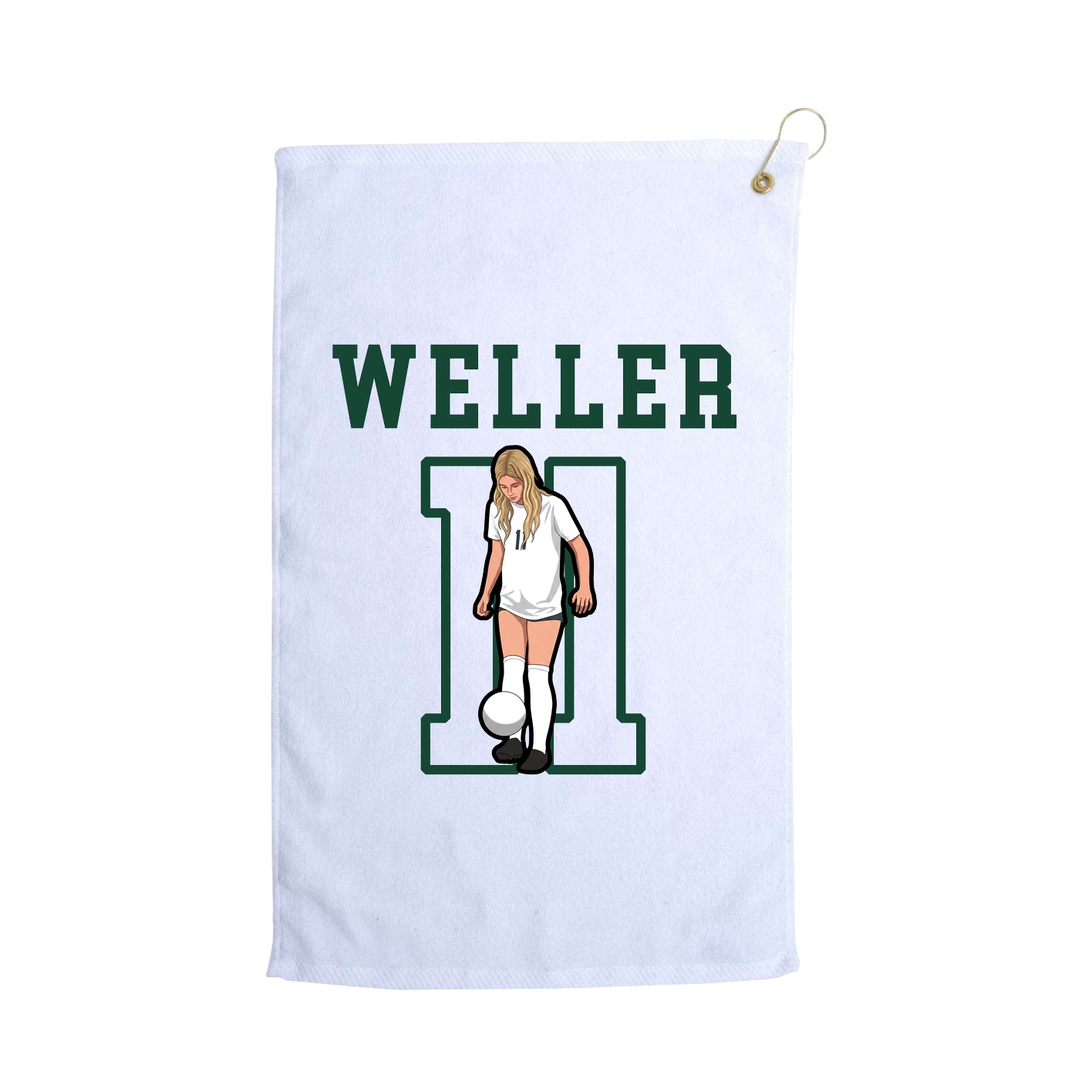 Golf Towel — Shirsey in White