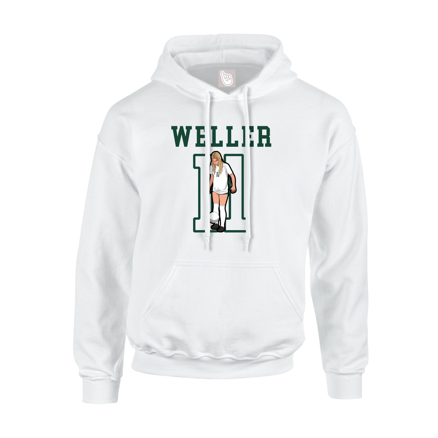 Youth Hoodie — Shirsey in White
