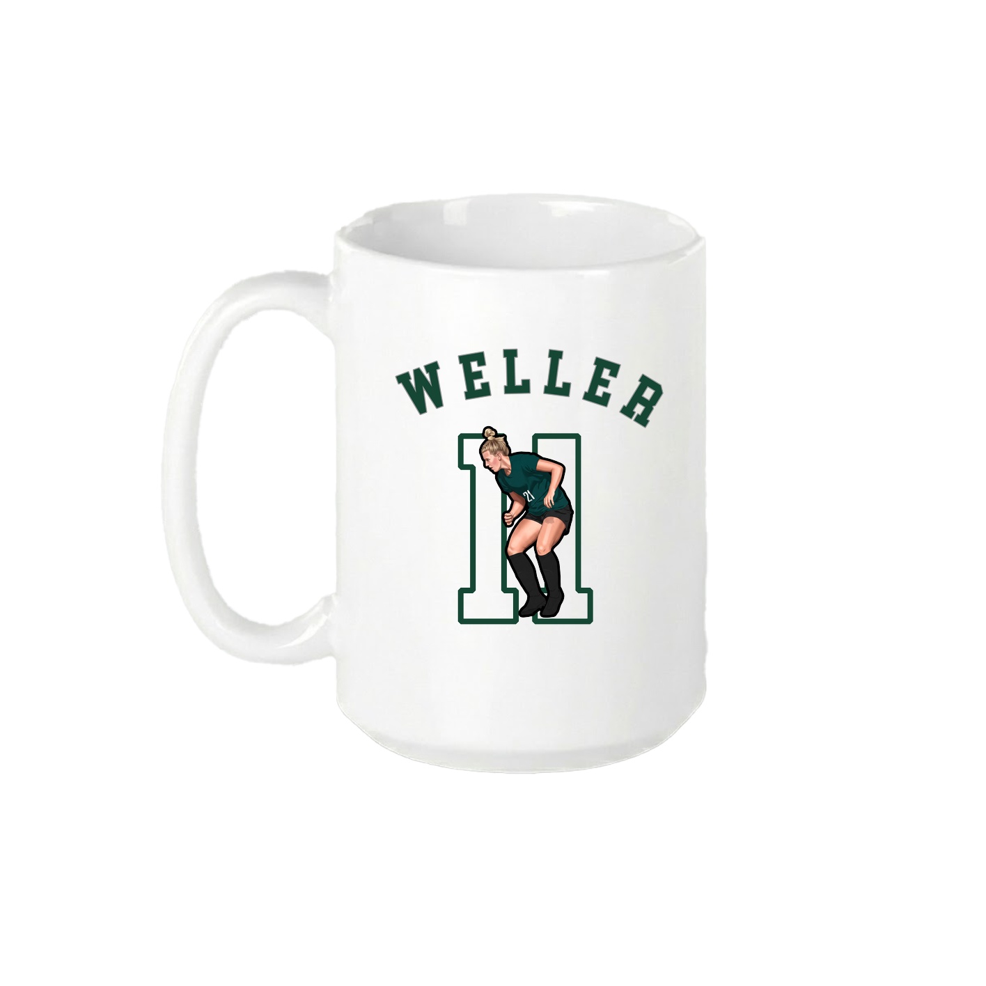 15oz Coffee Mug — Shirsey Arch in White