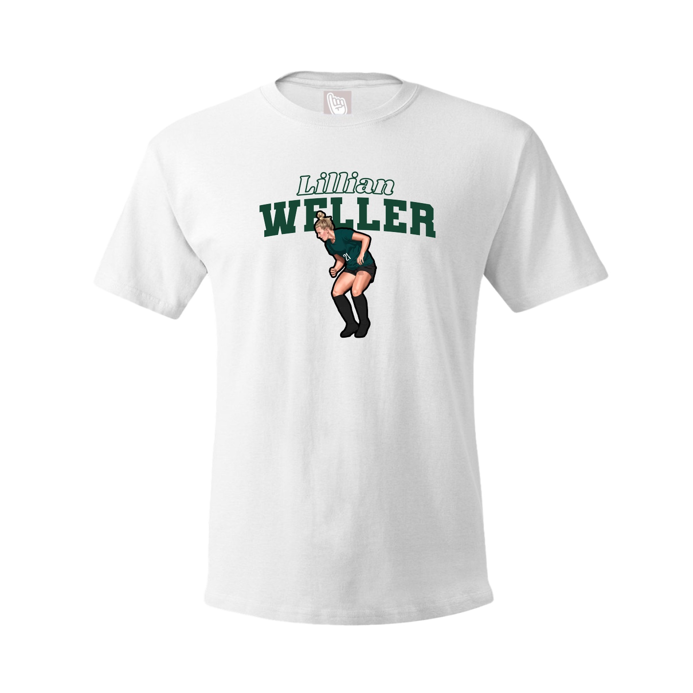 Tee — Name Arch in White