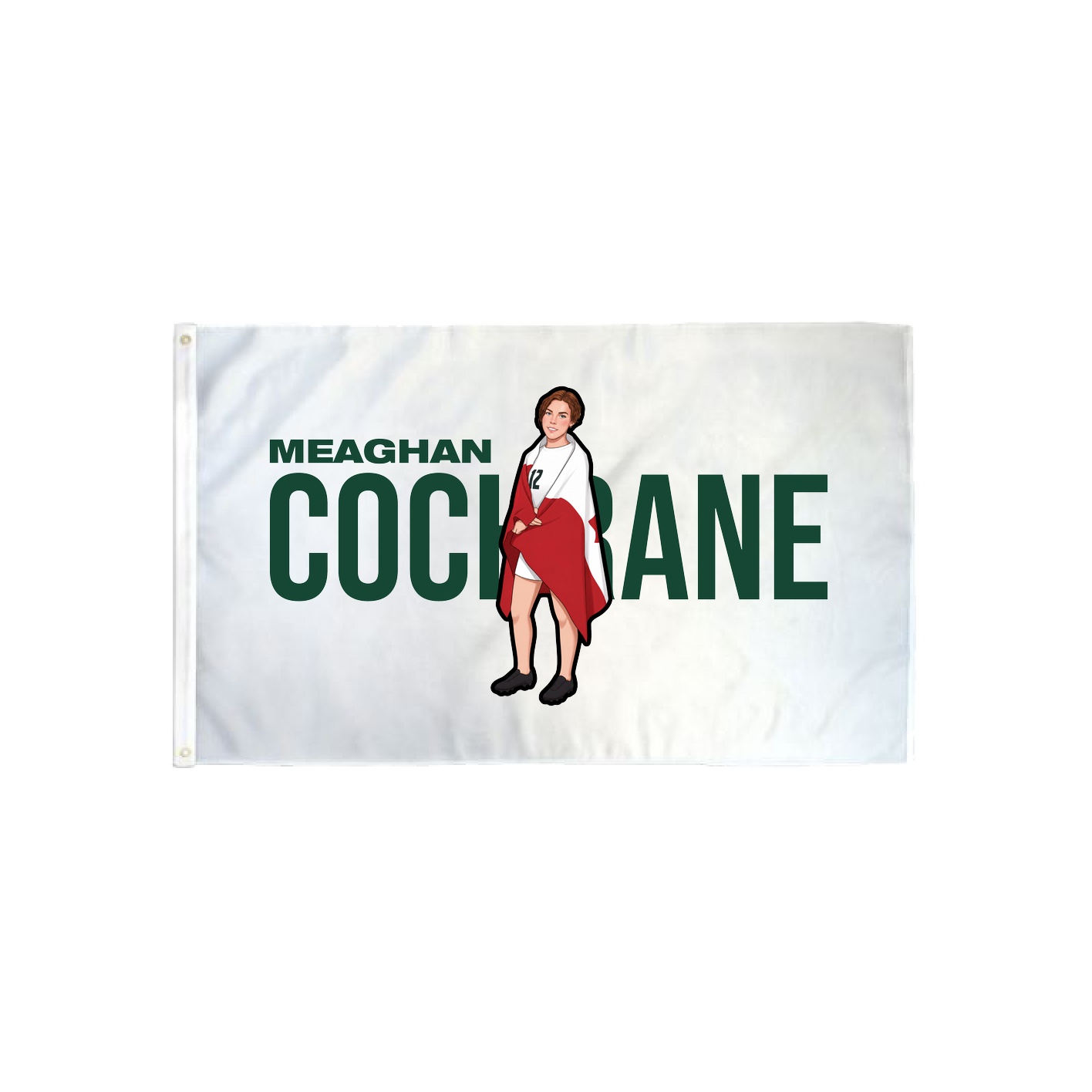 3x5 Flag — Player Name in Classic