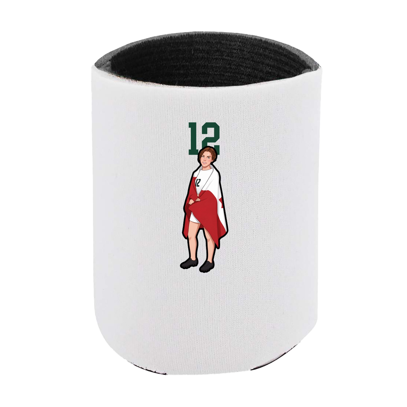 Can Holder — Number Top in White