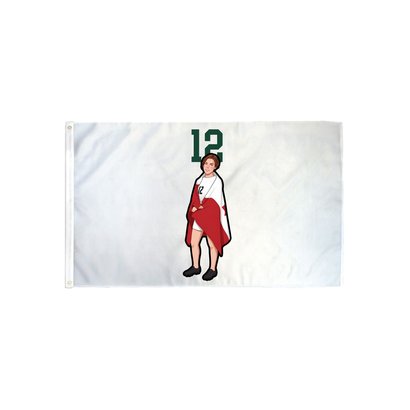 3x5 Flag — Number Top in Classic