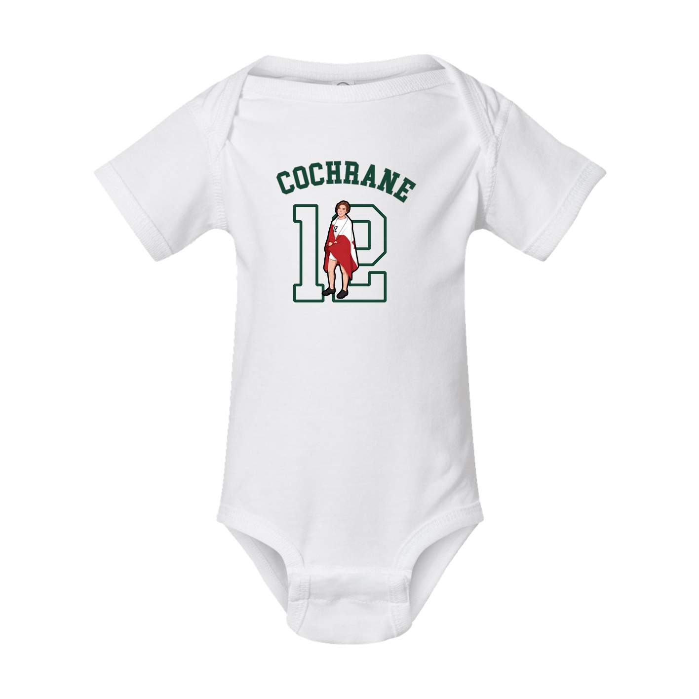 Baby Onesie — Shirsey Arch in White